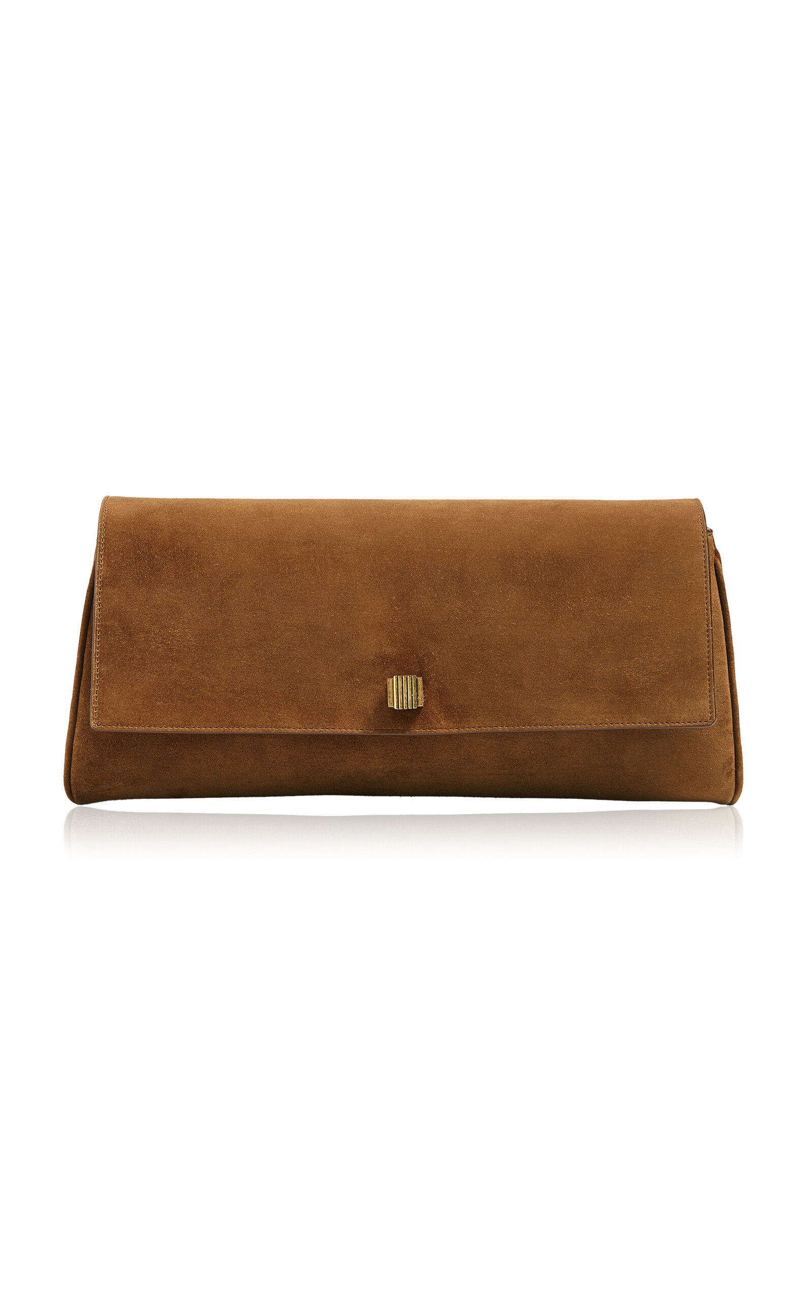 Khaite Audrey Suede Clutch