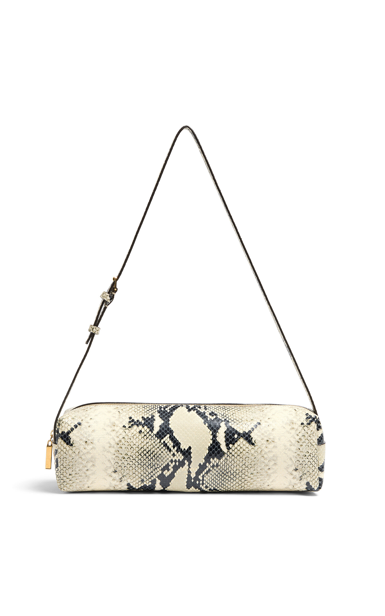 Khaite Kye Python-Effect Leather Shoulder Bag - Python - OS