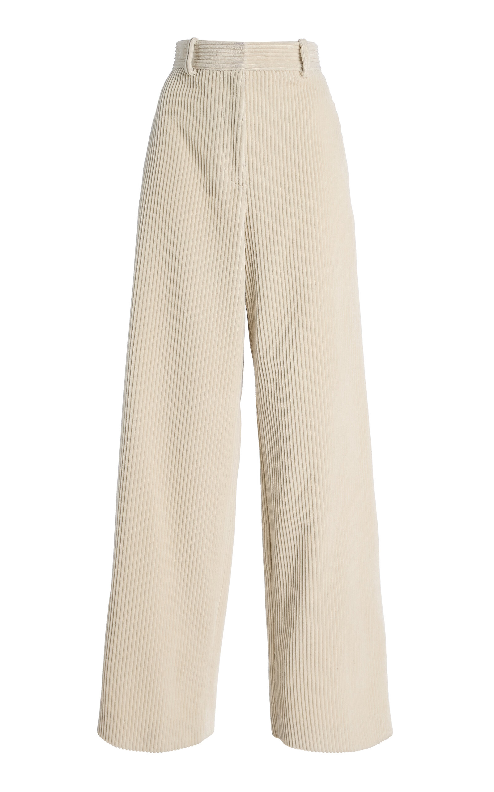 Lidie Cotton-Corduroy Wide-Leg Pants