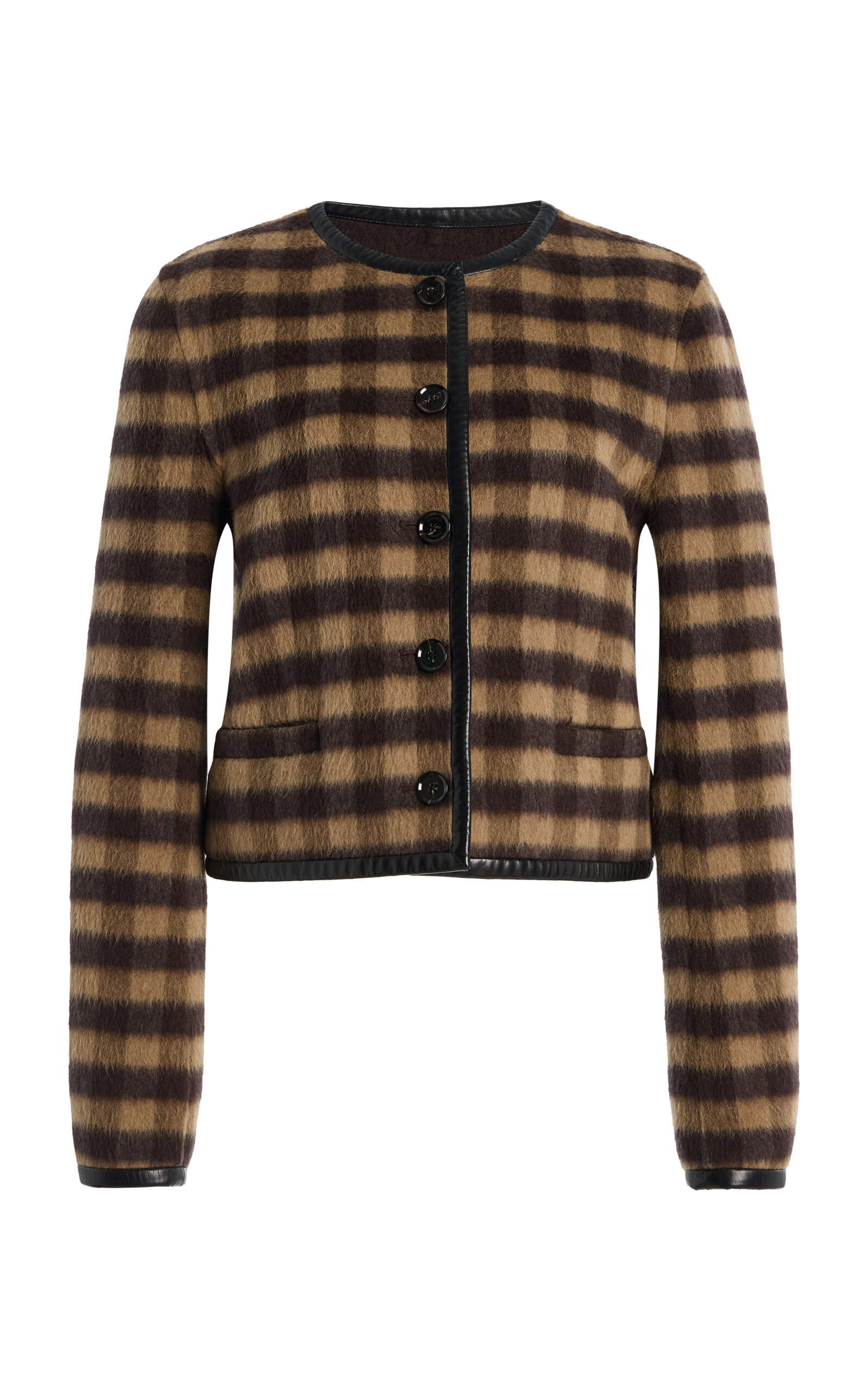Proenza Schouler Helene Plaid Cashmere Jacket