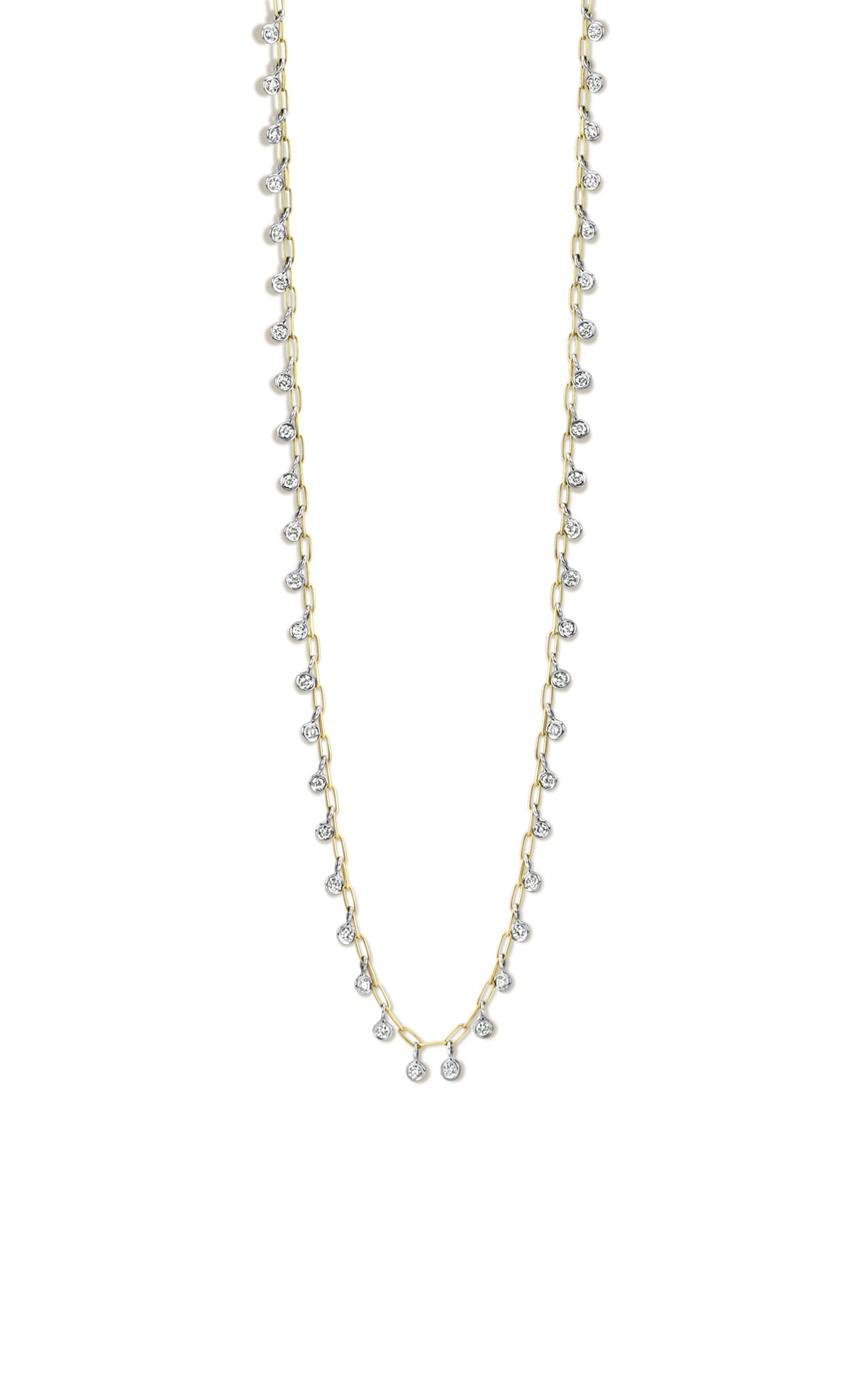Ephemeral 14K Yellow Gold Diamond Necklace