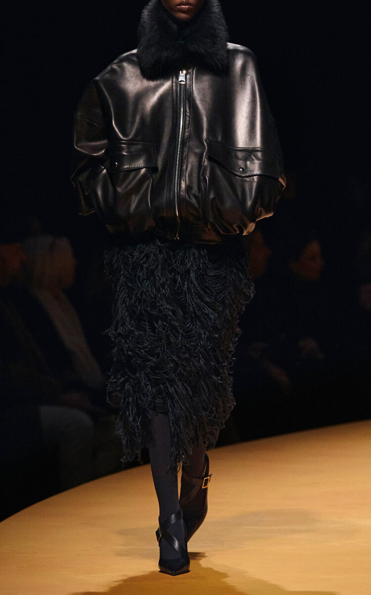 Khaite Kattie Hand-knit Cotton-gauze Midi Skirt In Black