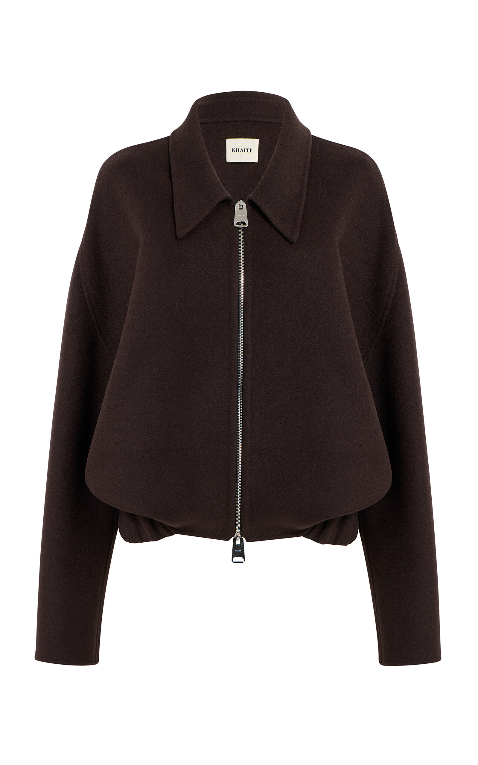 Khaite Odin Zip-Front Wool Jacket