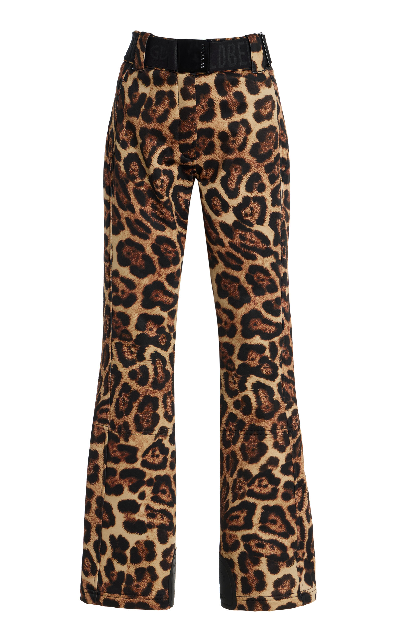Goldbergh Purr Leopard-print Ski Pants In Brown