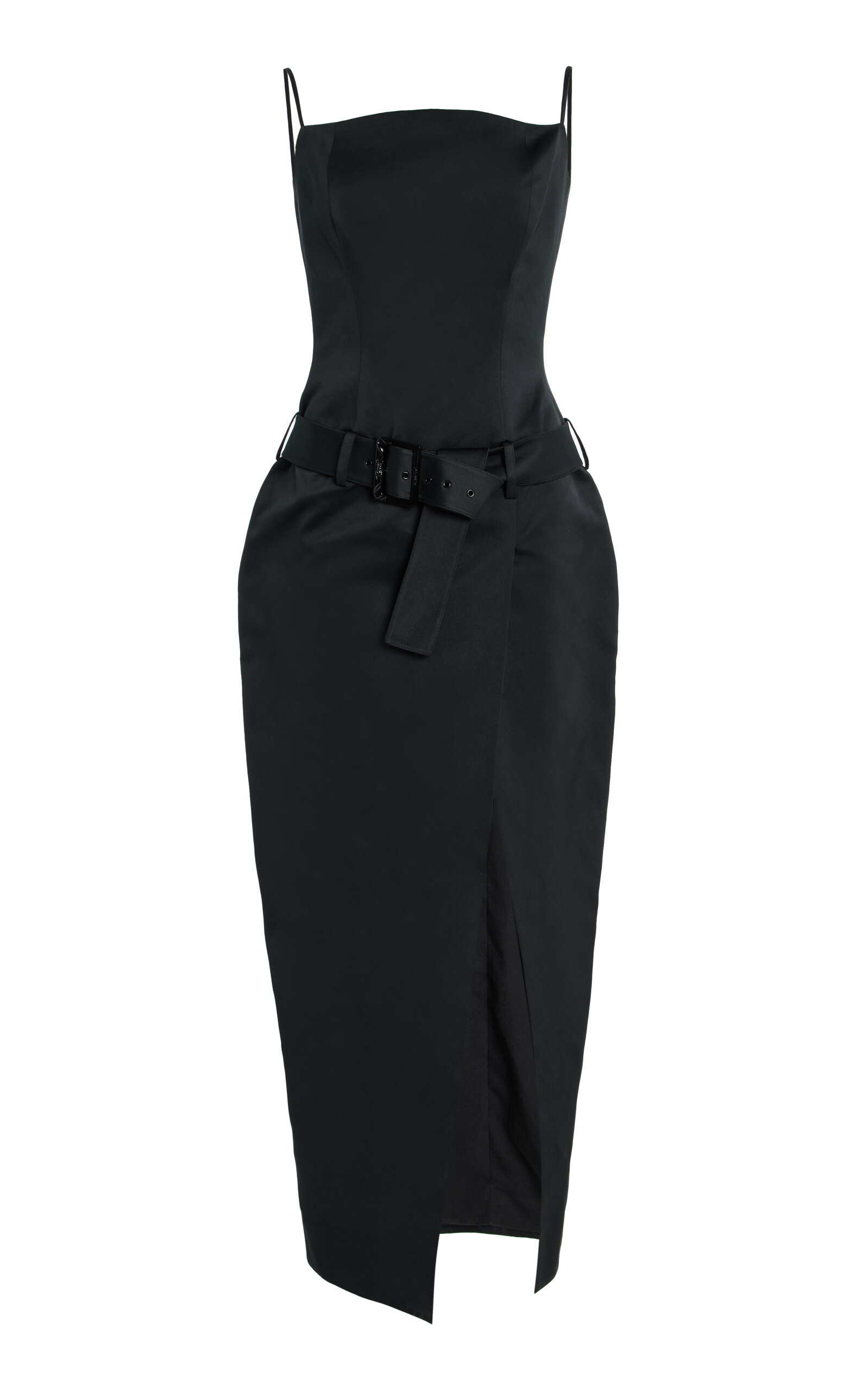 Julie Satin Midi Dress