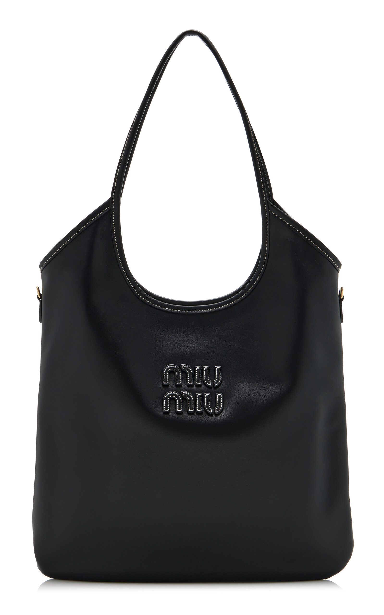 Miu Miu Ivy Leather Tote Bag