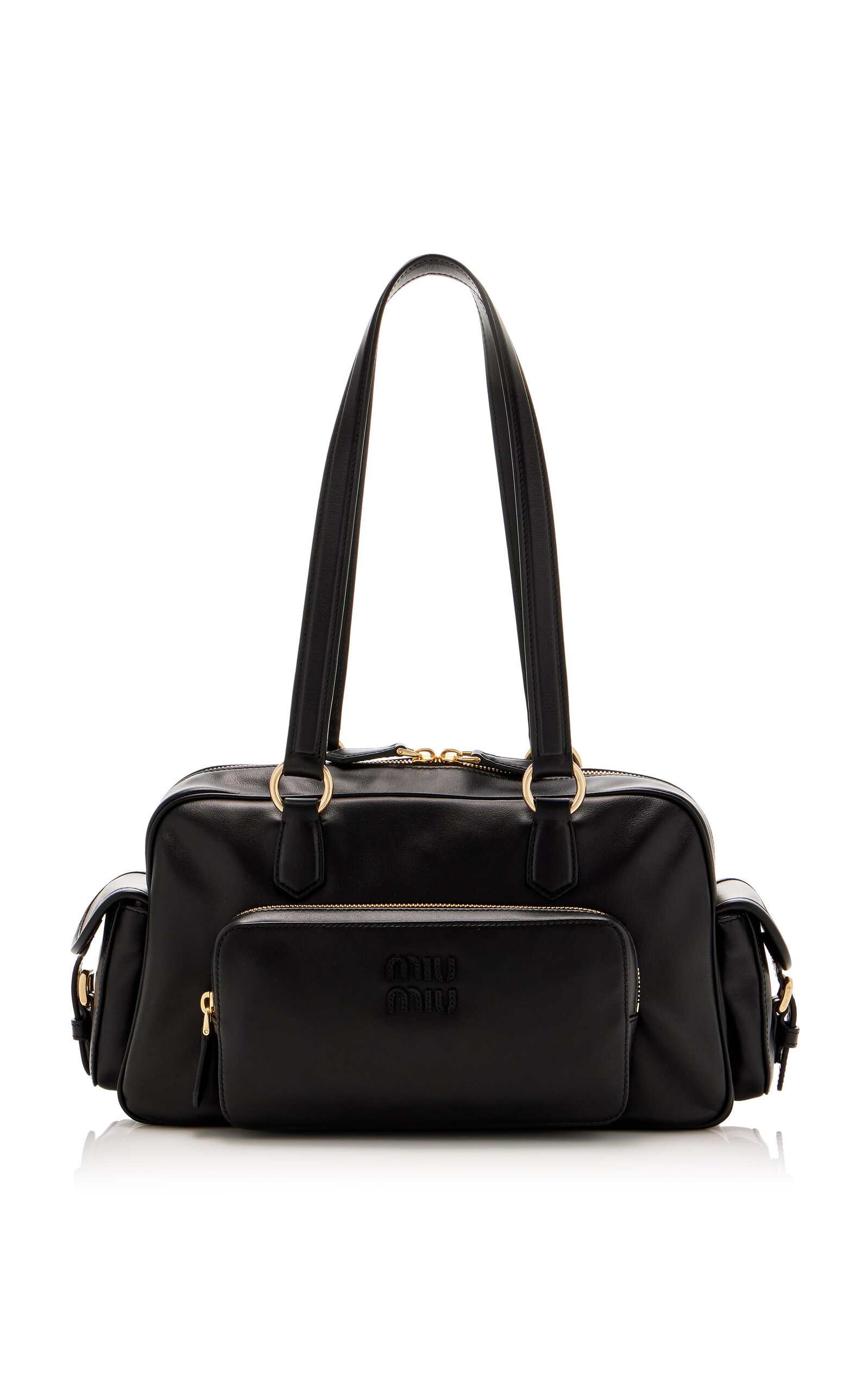 Miu Miu Pocket Leather Bag - Women's Bags