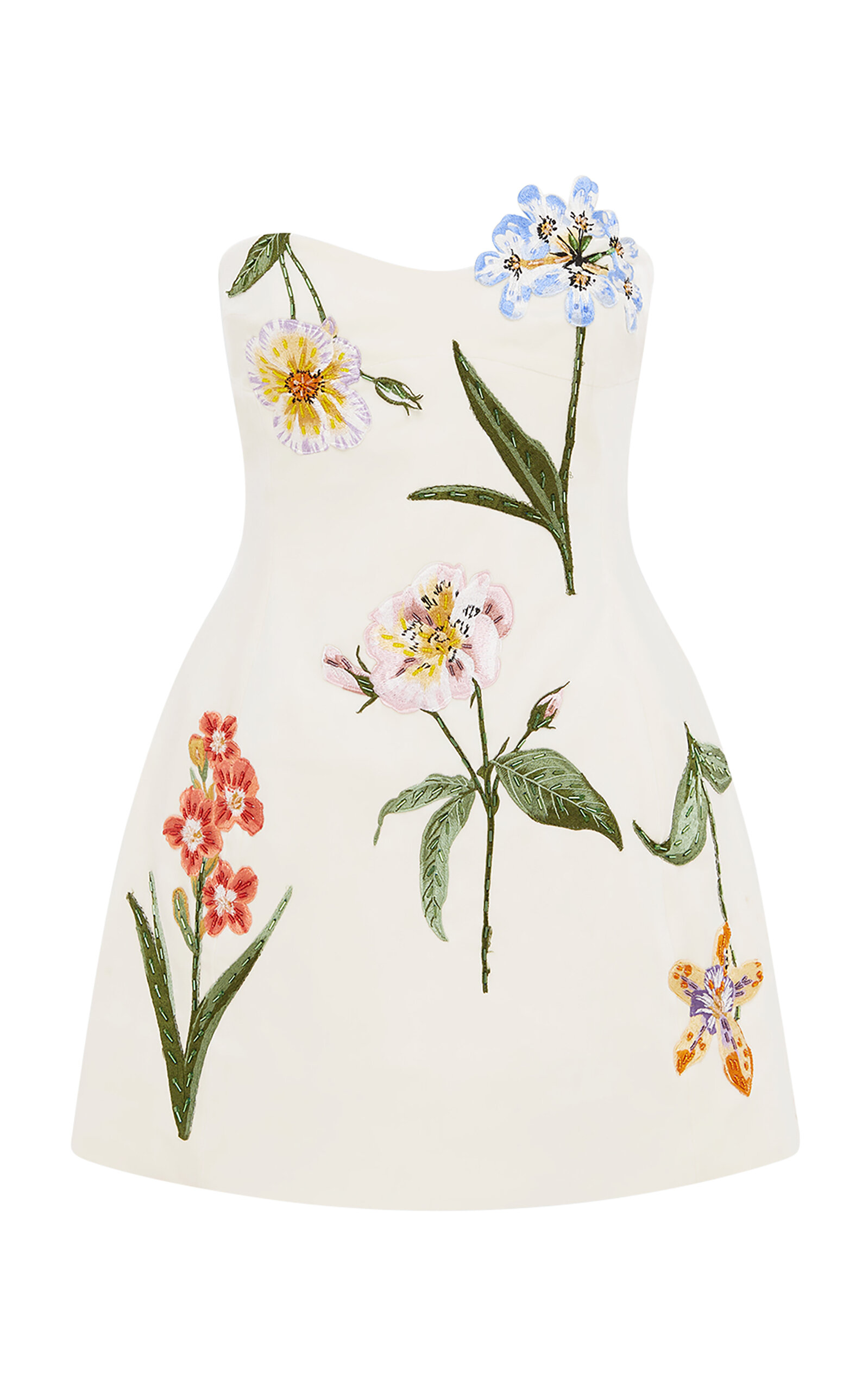 Leo Lin Rosario Embellished Mini Dress