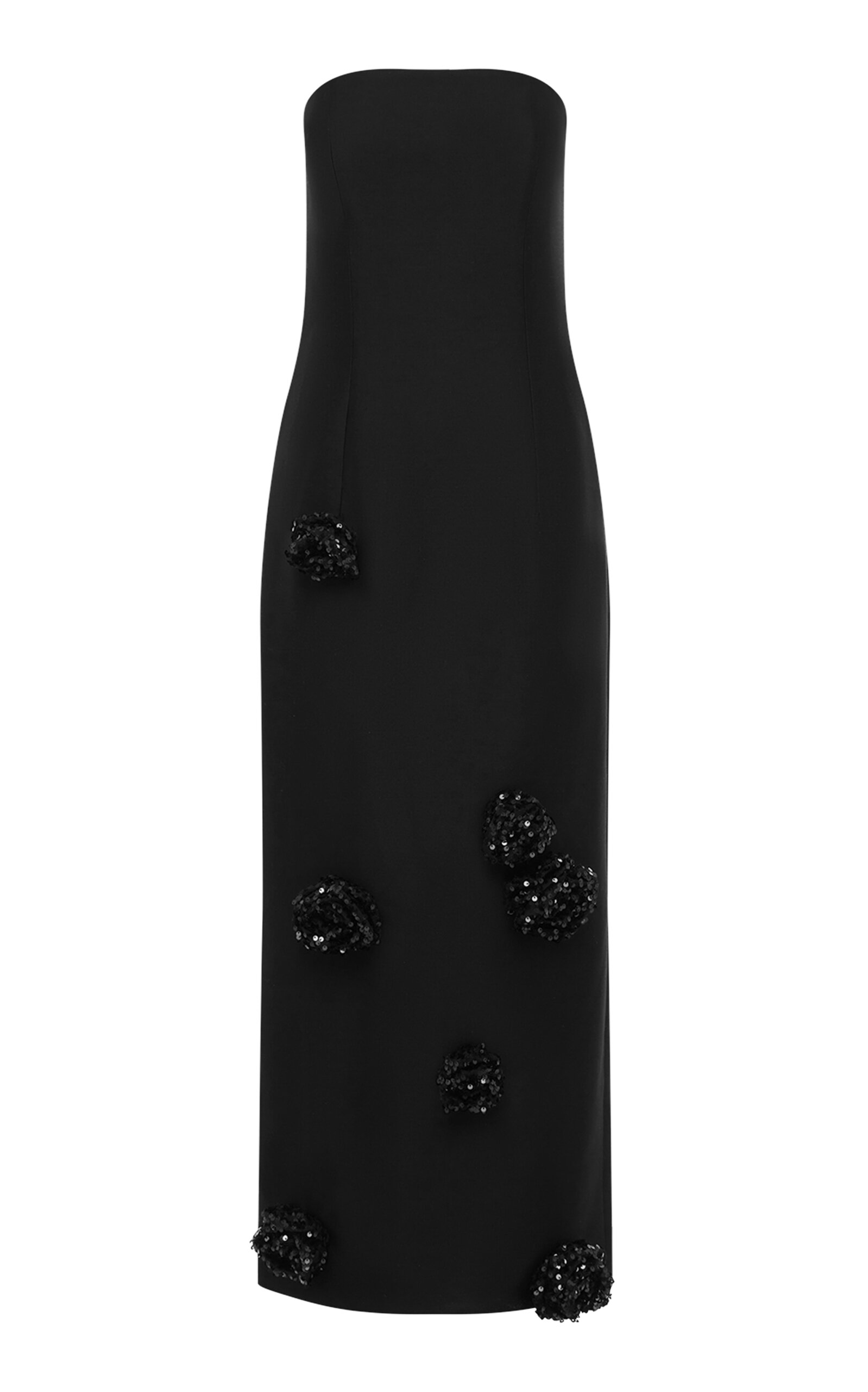 Leo Lin Rayna Embellished Wool-Blend Maxi Dress - Women's Clothing