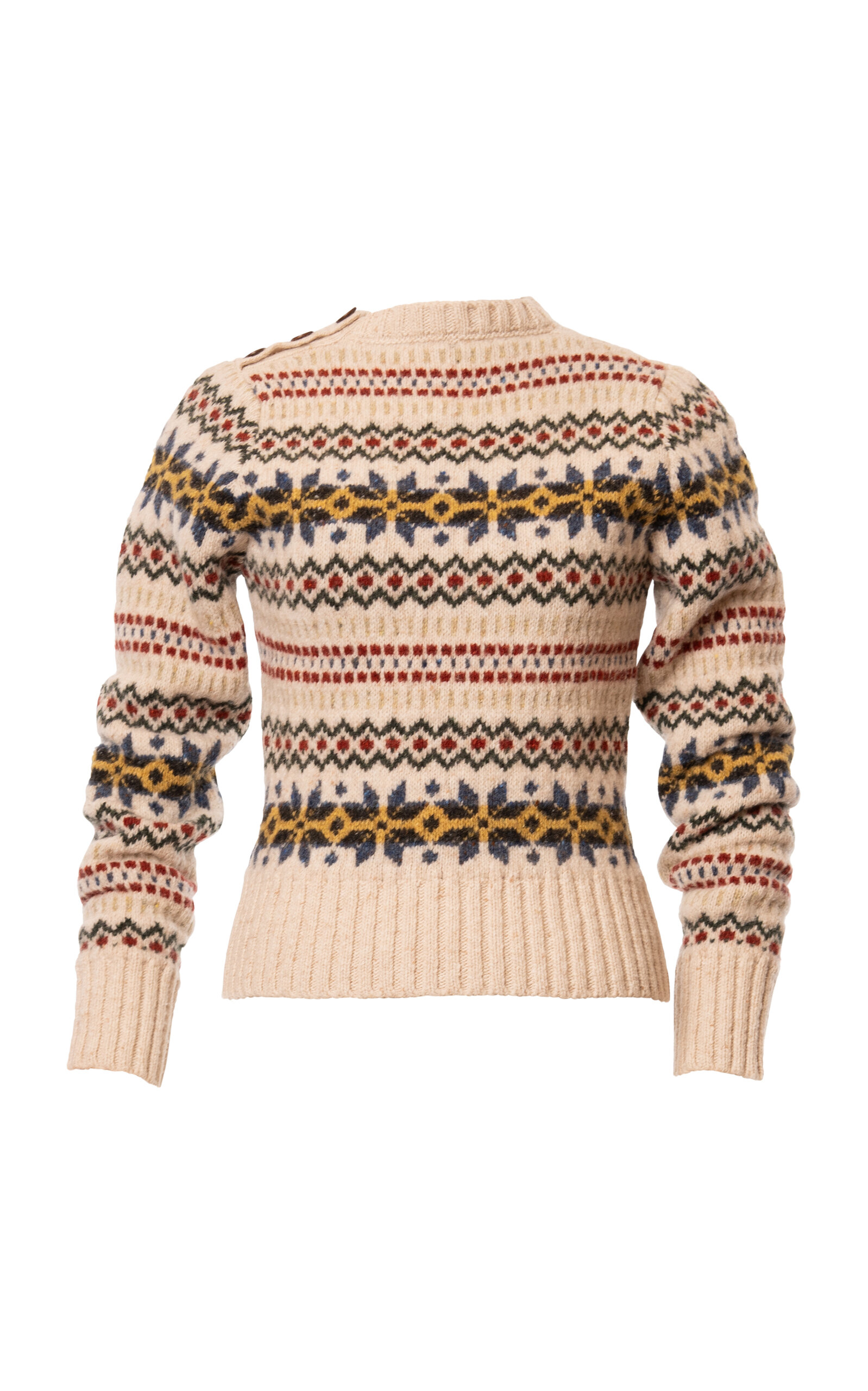 Lena Hoschek Aspen Wool Pullover In Multi