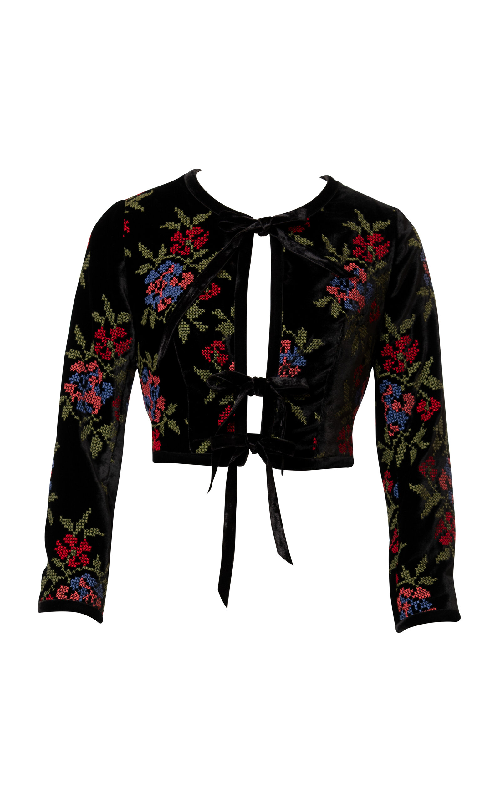 Lena Hoschek Trixie Floral Cropped Jacket