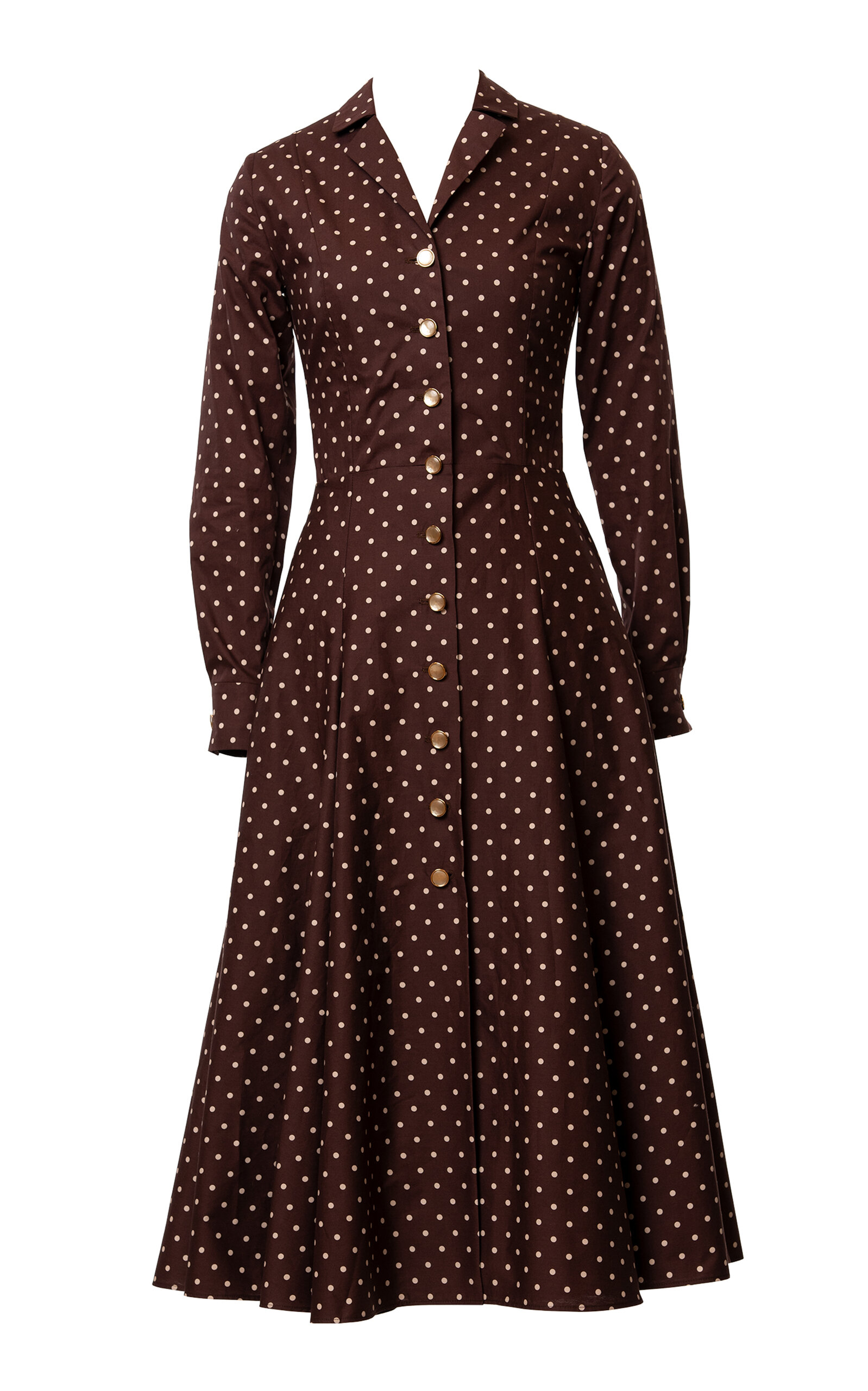 Lena Hoschek Brigitte Polka Dot Cotton Dress