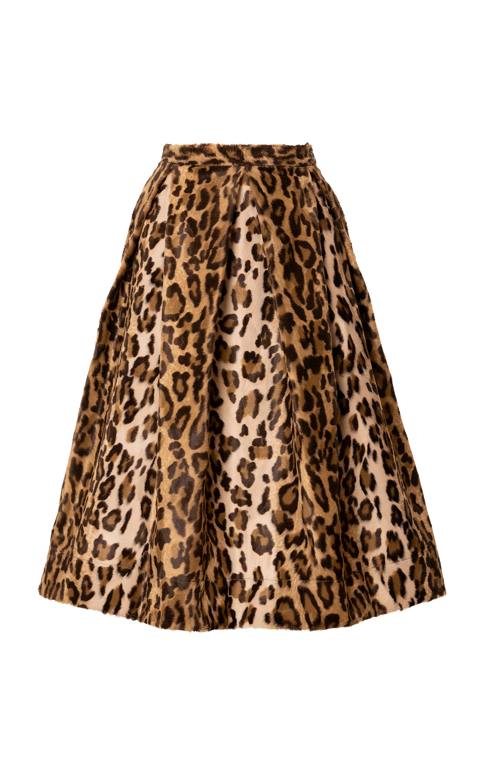 Lena Hoschek Rebel Animal-Print Cotton-Blend Skirt