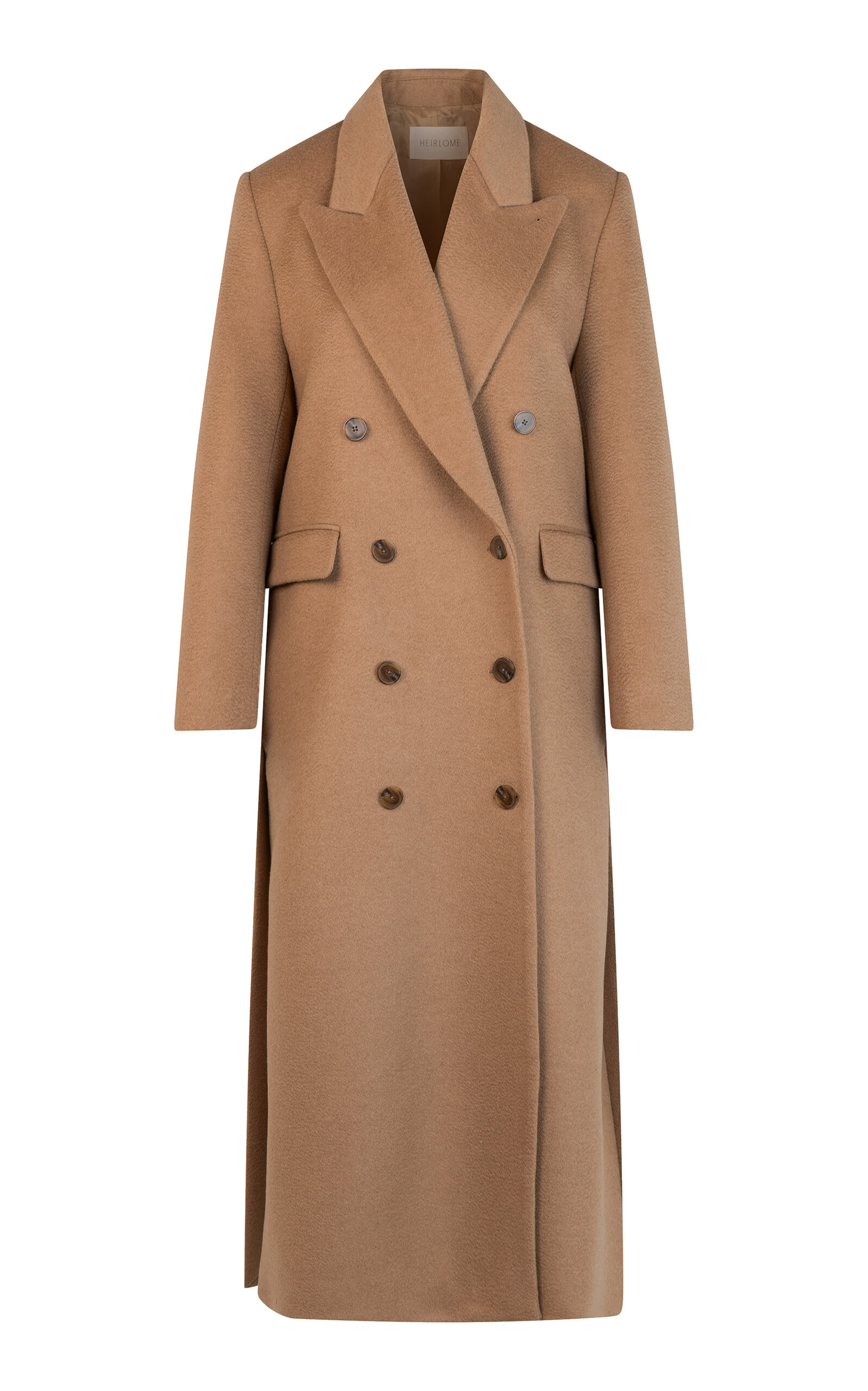 Heirlome Lilli Double-Breasted Camel-Hair Coat