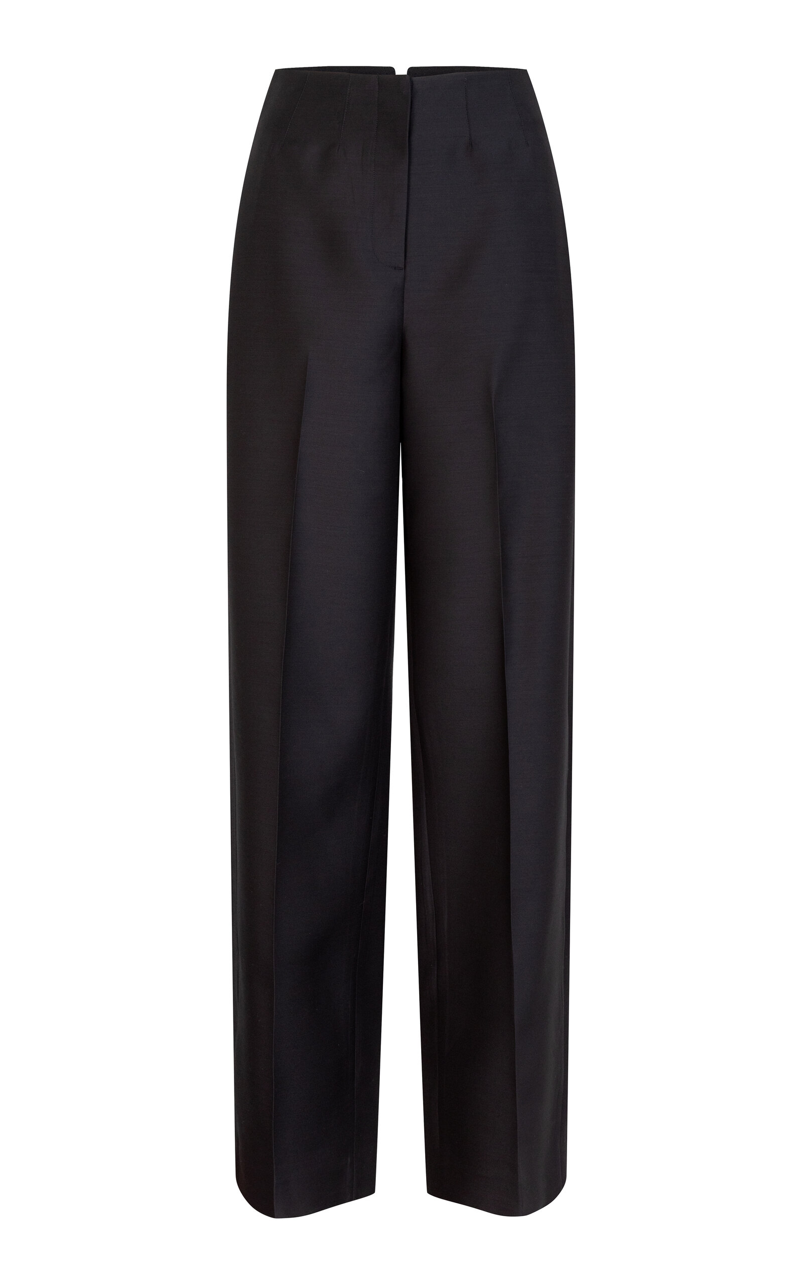 Deliliah Wool-Blend Wide-Leg Pants