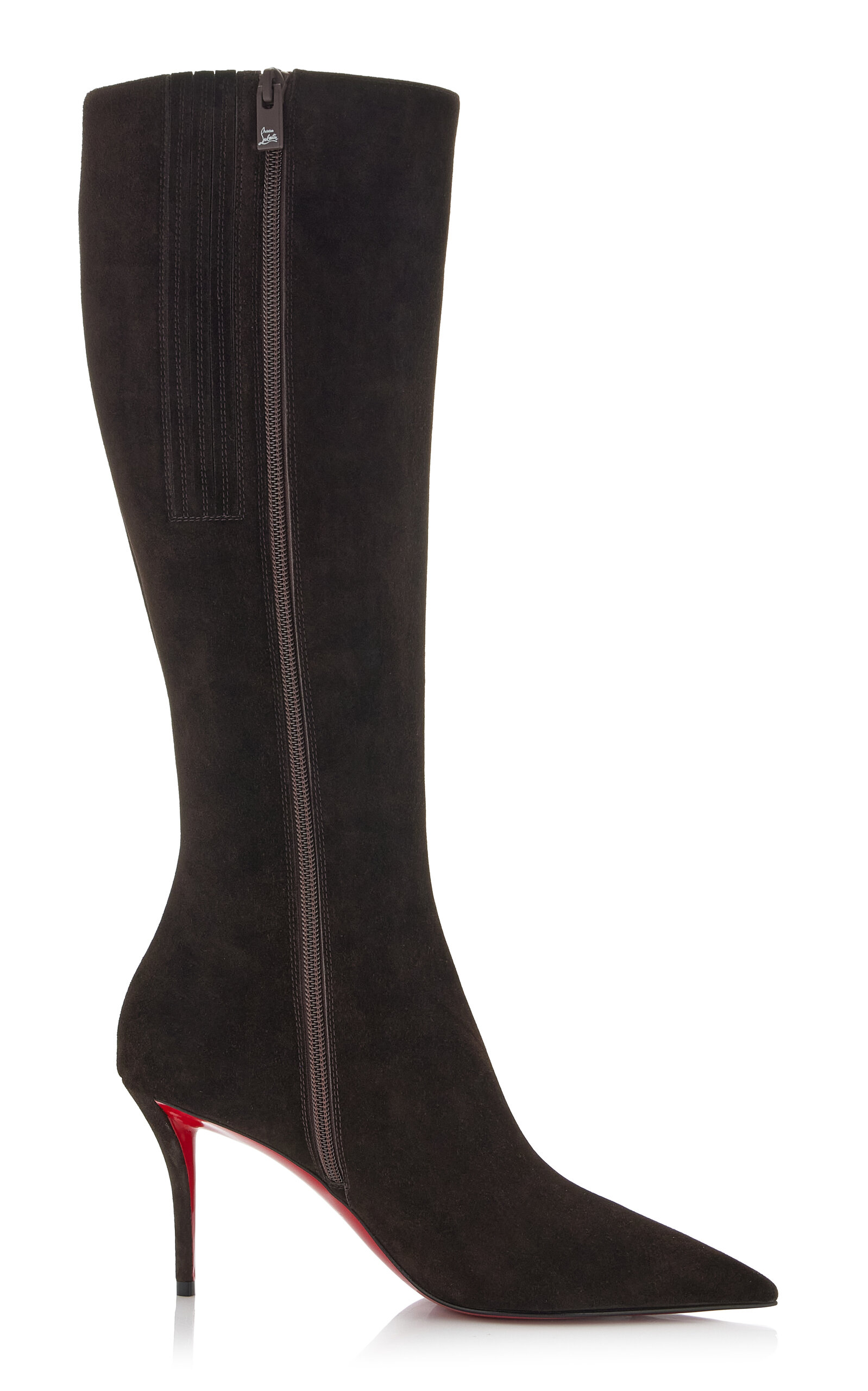 Christian Louboutin Miss Z 80mm Veau Velours Knee Boots