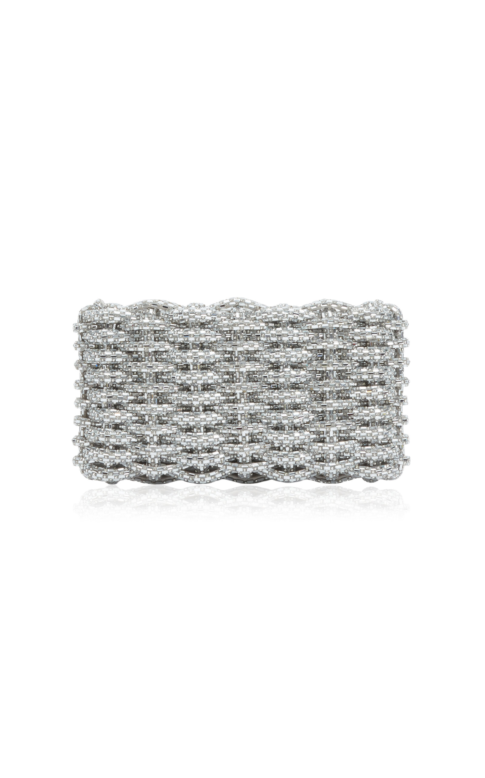 Morgan Embellished Woven Clutch
