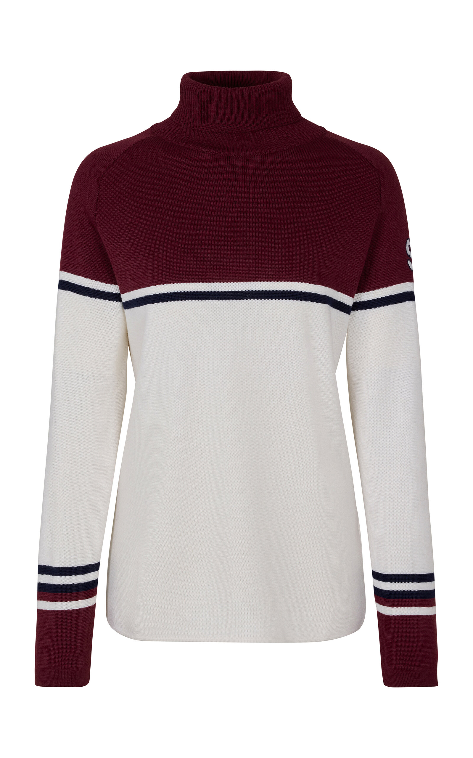 Falke Wool-blend Turtleneck Ski Sweater In Red