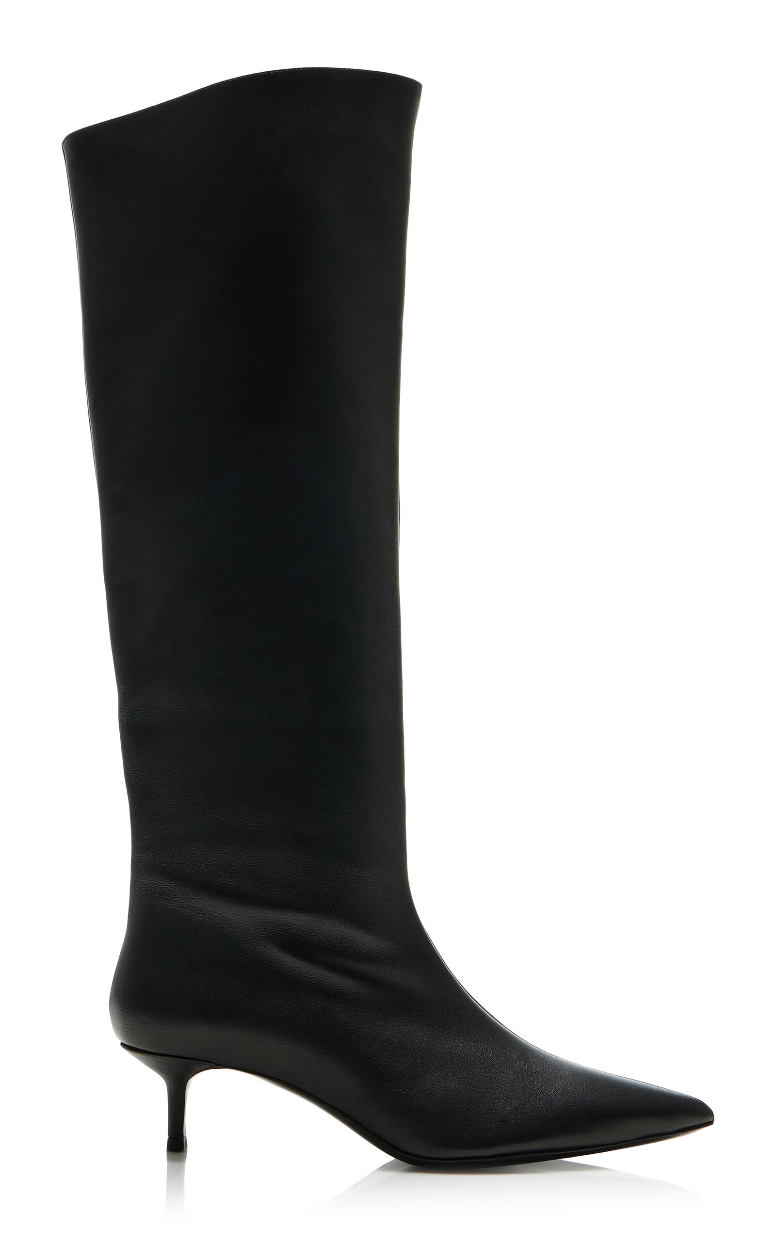 STAUD Sebastian Leather Knee Boots