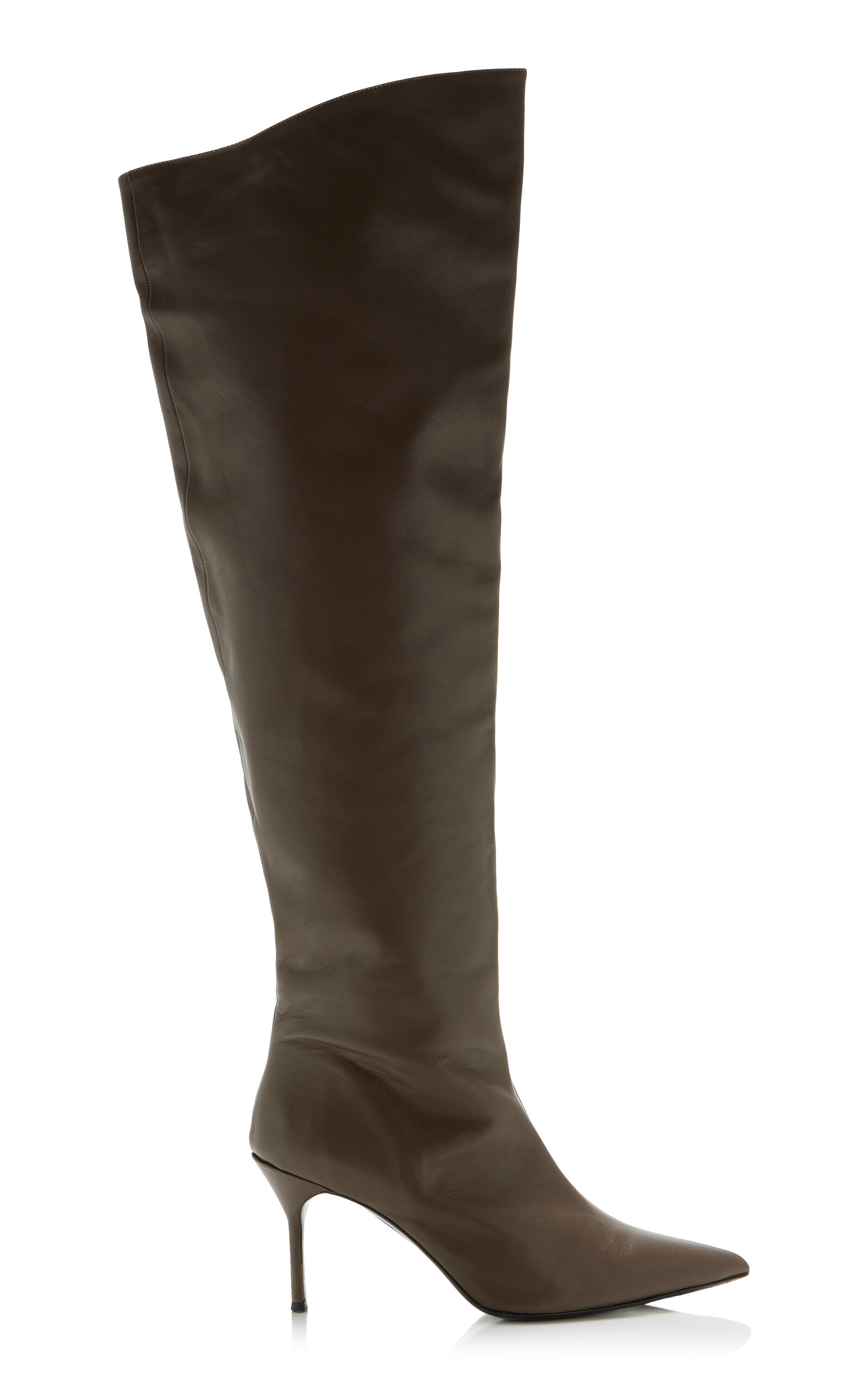 STAUD Sebastian Leather Over-The-Knee Boots