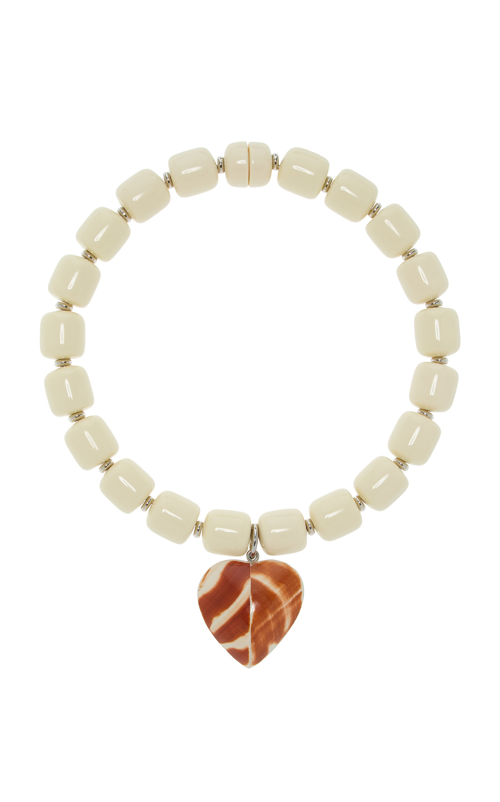Julietta Exclusive Cassis Beaded Heart Necklace