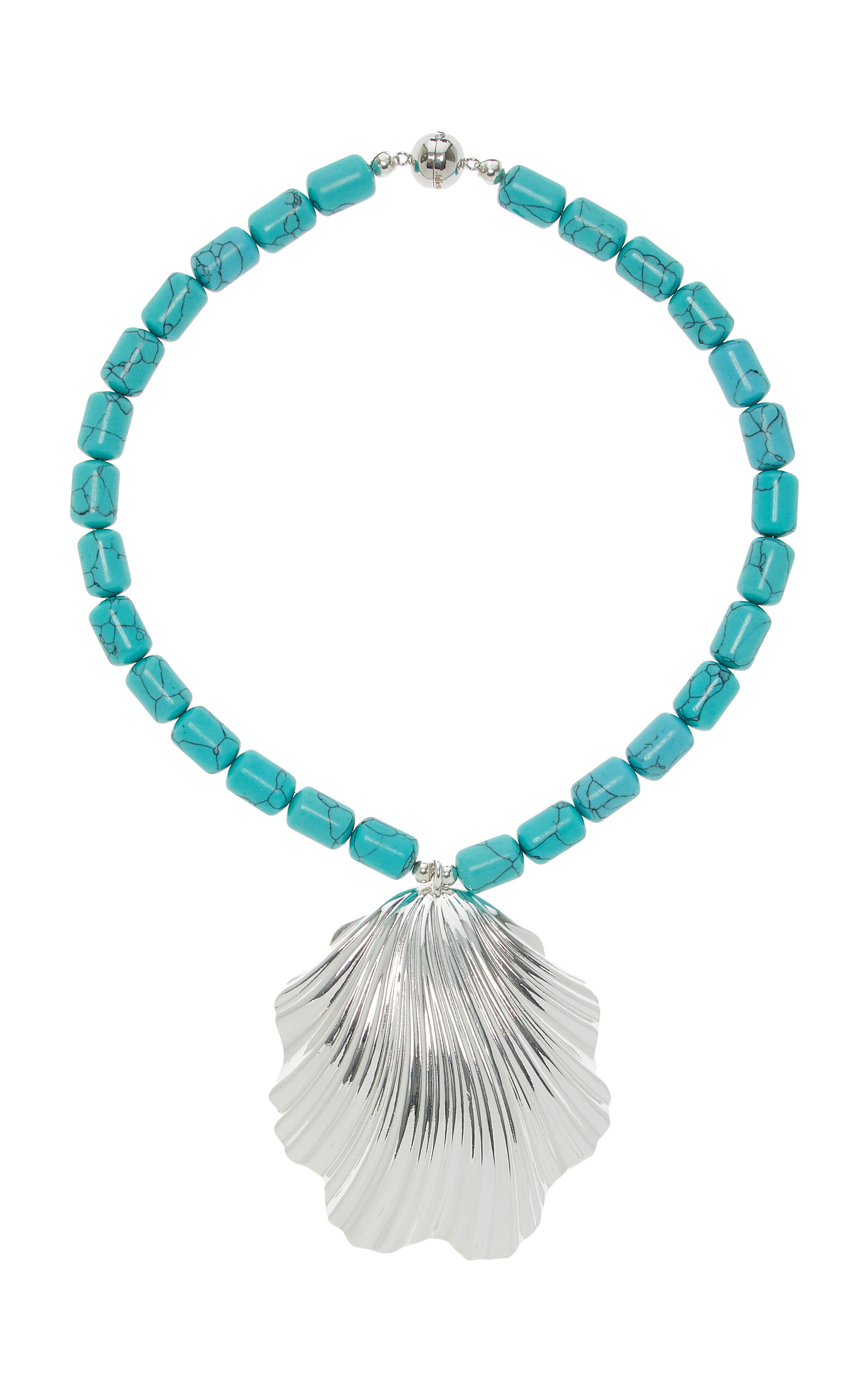 Leone Beaded Pendant Necklace