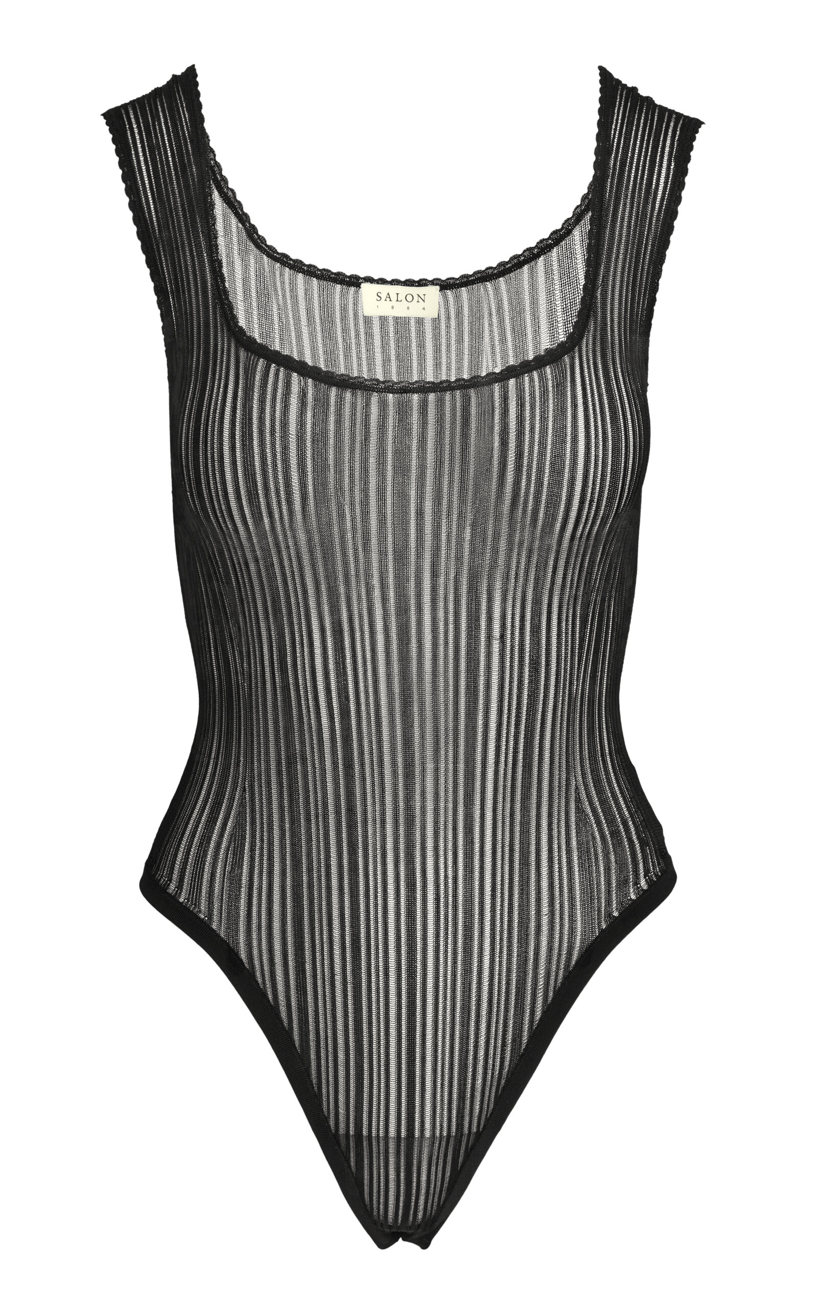 Caro Sheer-Knit Bodysuit
