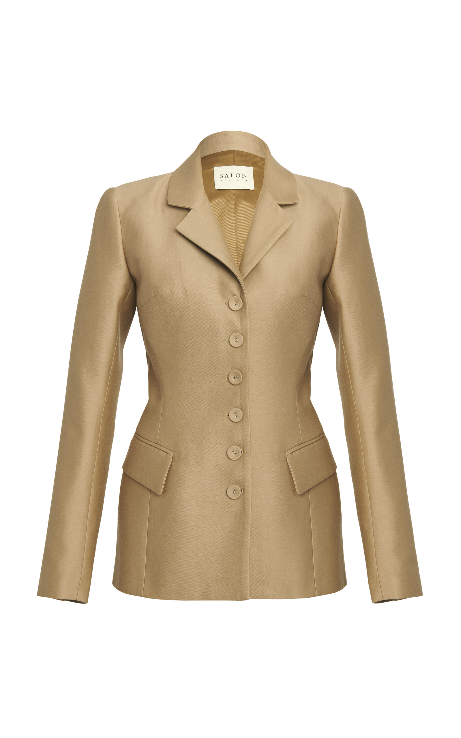 SALON 1884 MORO COTTON-SILK BLAZER