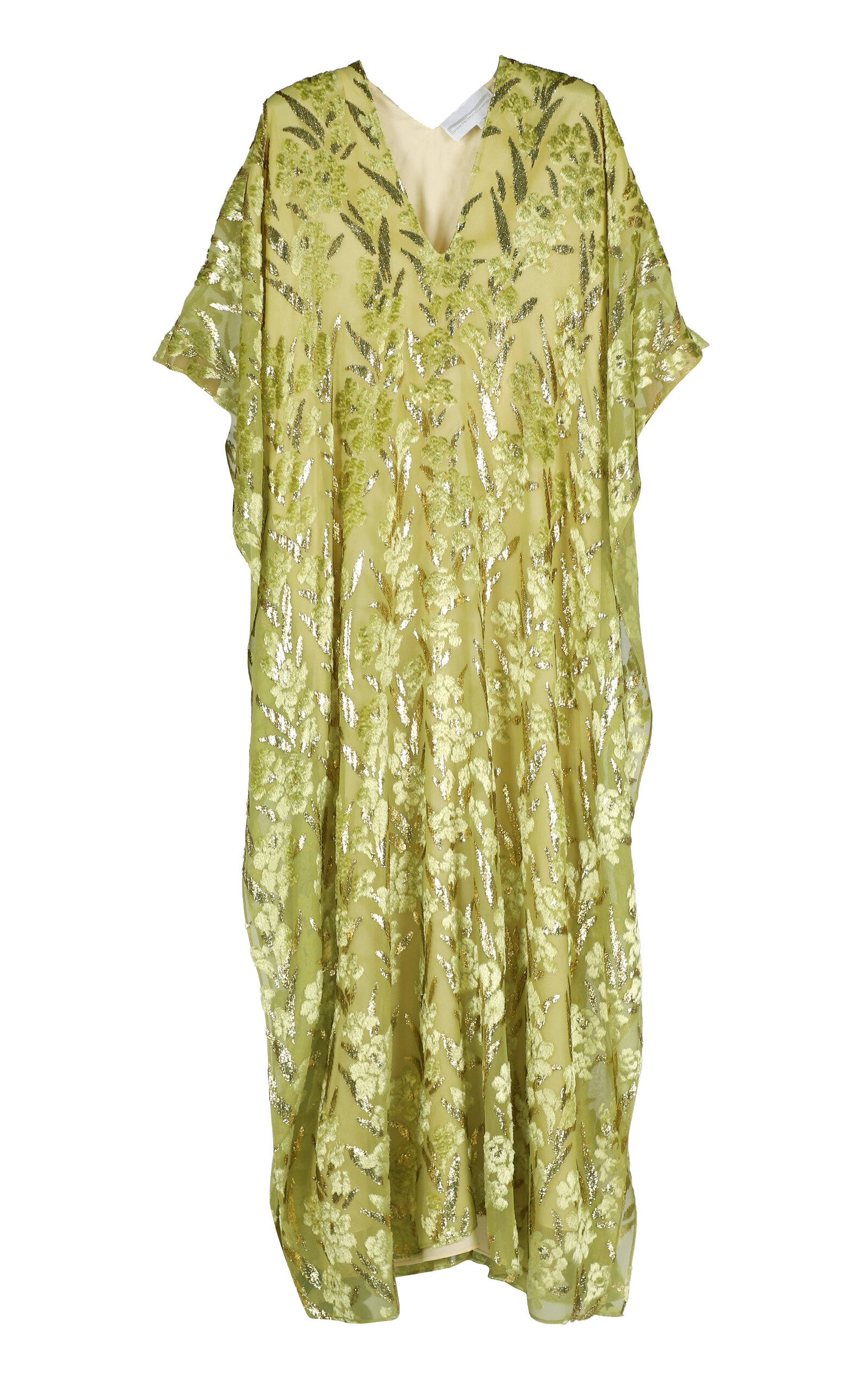 Marie France Van Damme Boubou Velour Devoré Caftan