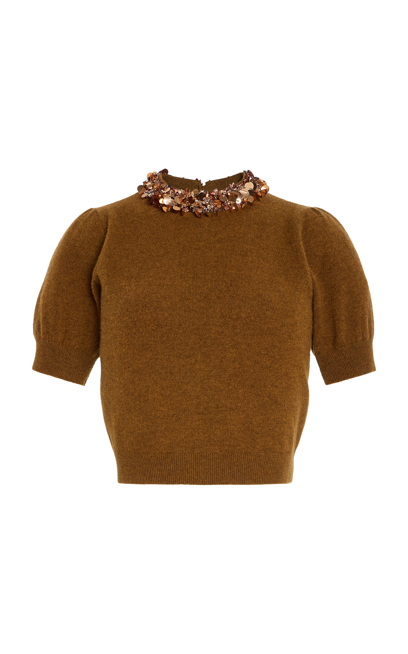 Ulla Johnson Liv Embroidered Cashmere Sweater - Women's Clothing