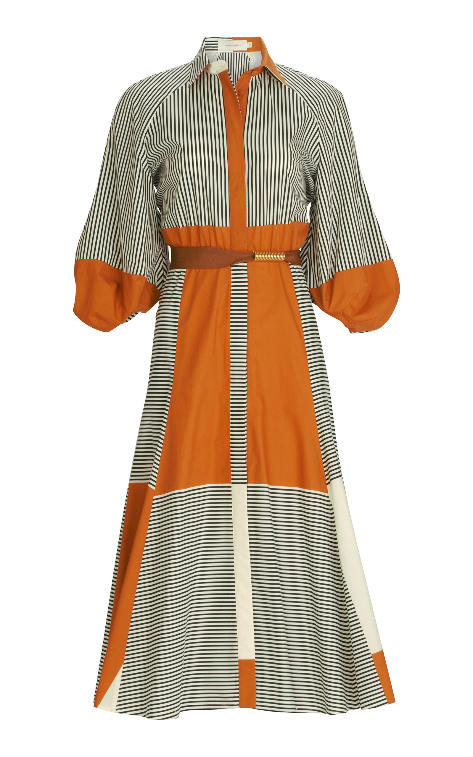 Silvia Tcherassi Agostina Striped Cotton Dress