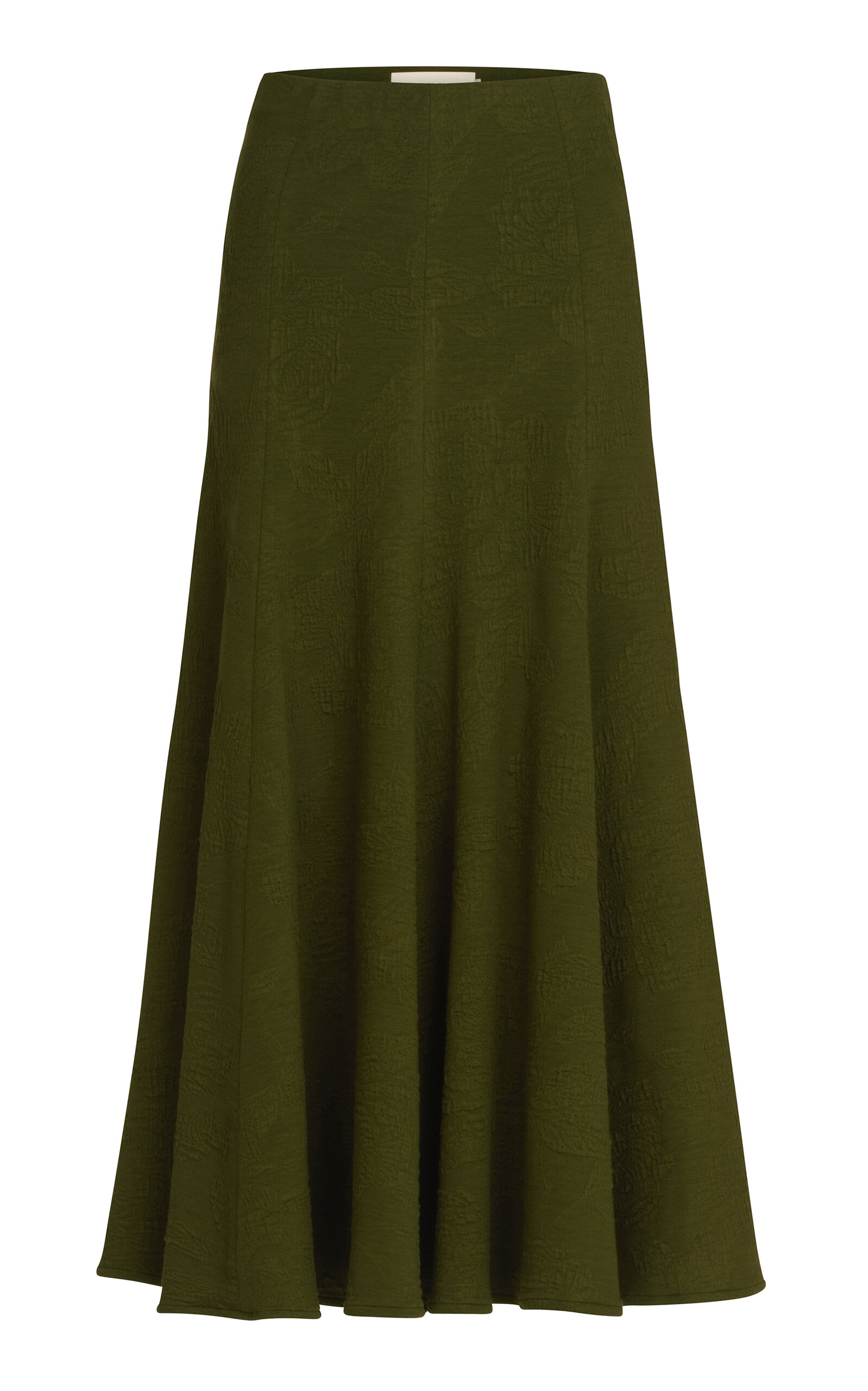 Silvia Tcherassi Gilda A-line Midi Skirt In Green