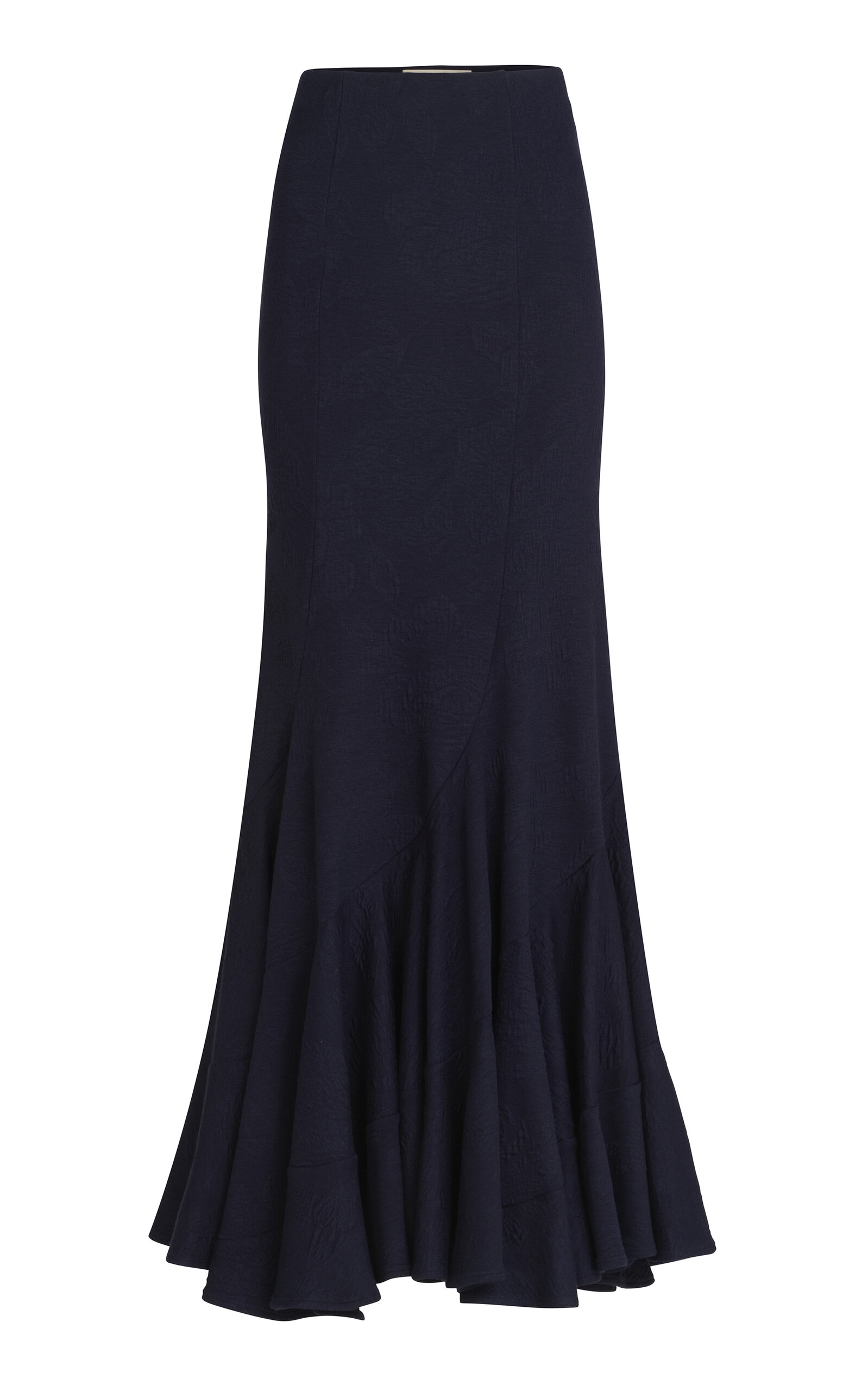 Silvia Tcherassi Florina Flared Maxi Skirt In Navy