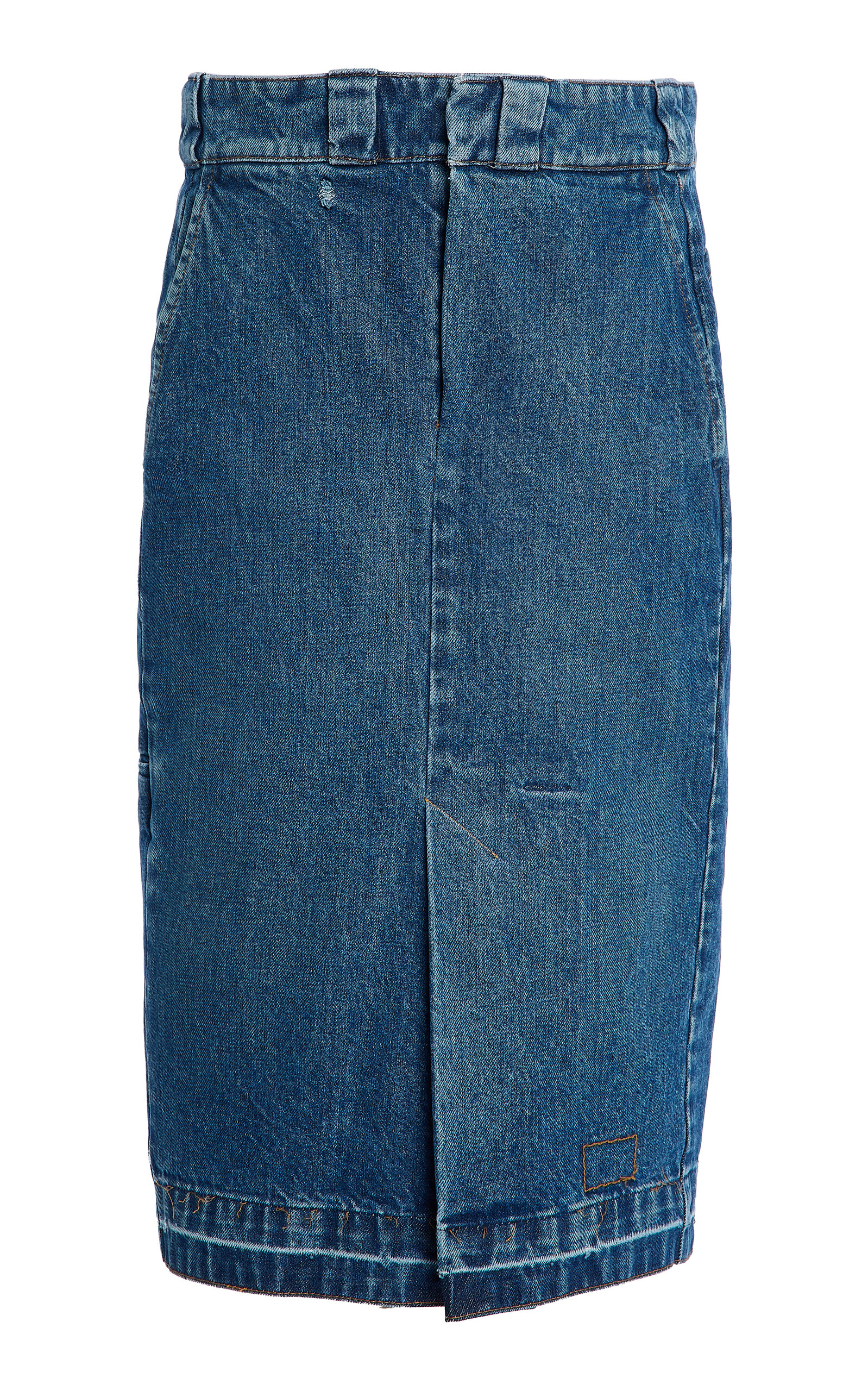 Denim Midi Skirt