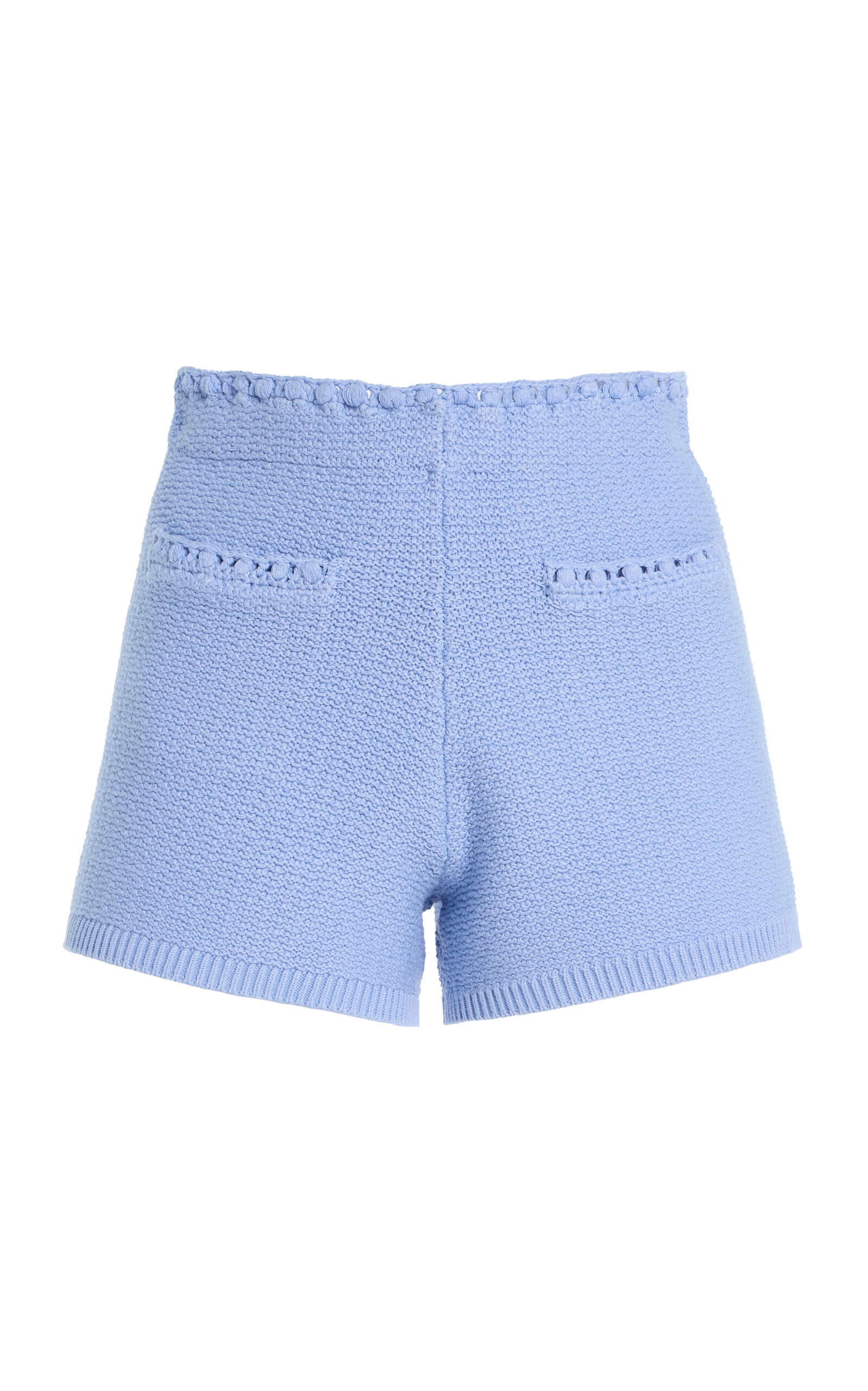 Posse Exclusive Harlan Knit Shorts In Blue