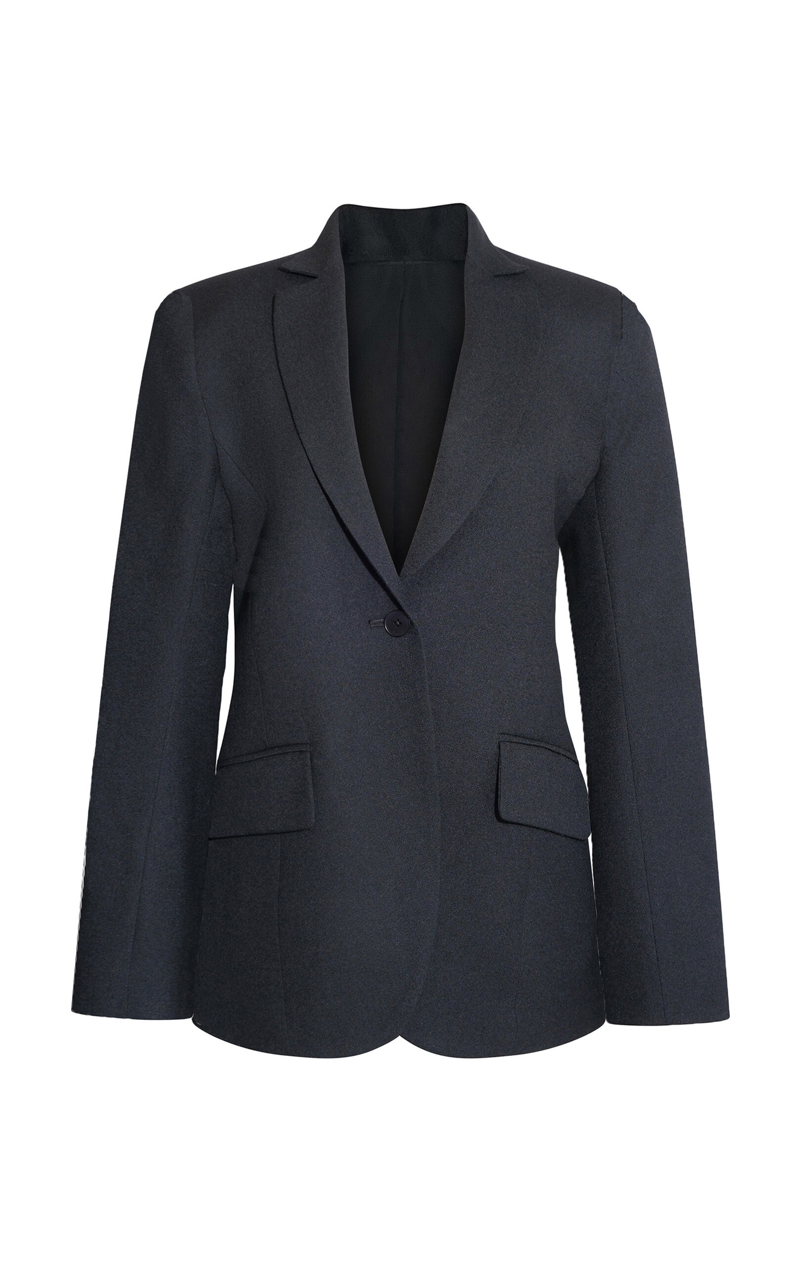 Kallmeyer Raquel Wool-blend Blazer In Grey
