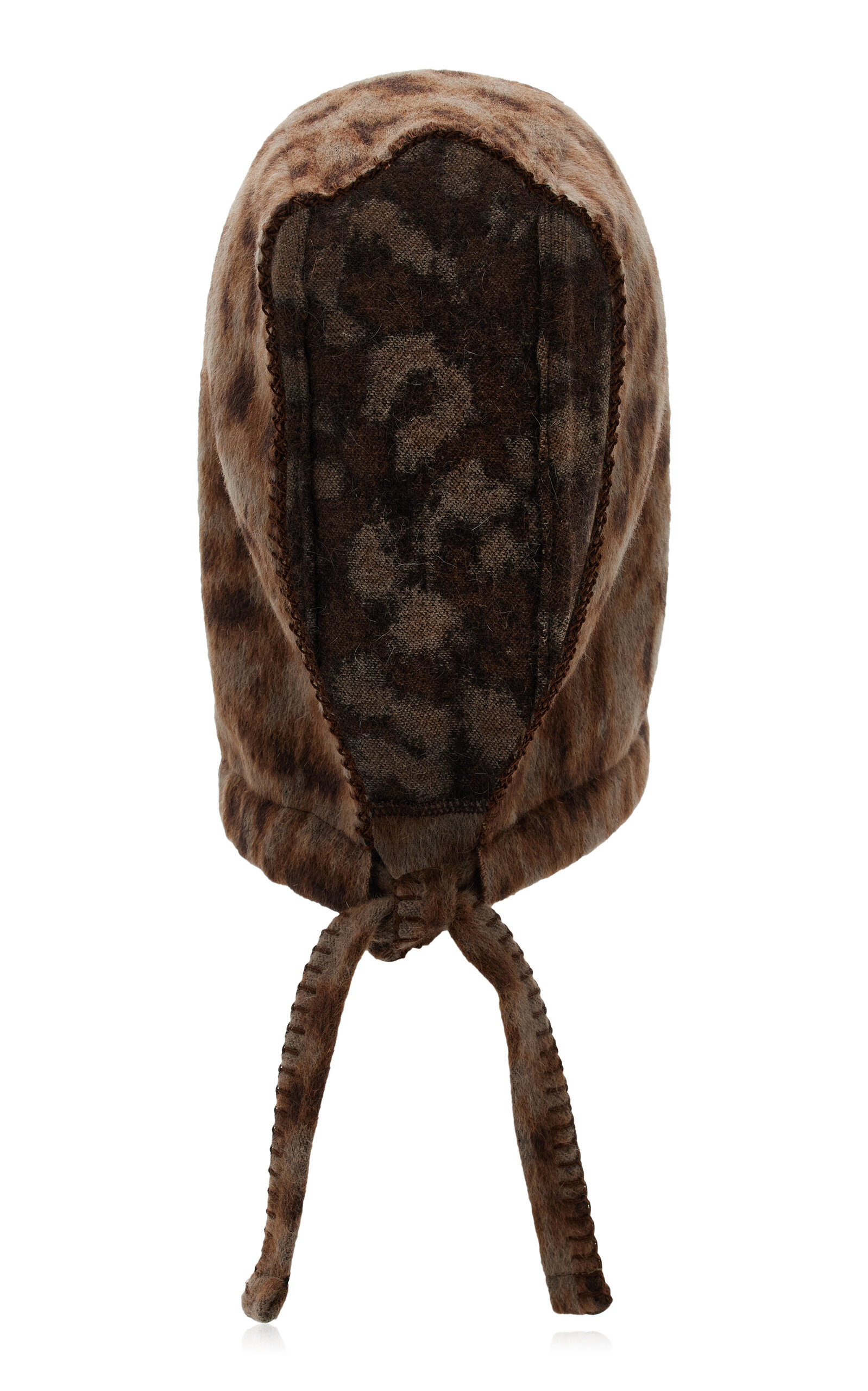 Lelet Ny Masha Wool Hood In Animal Print
