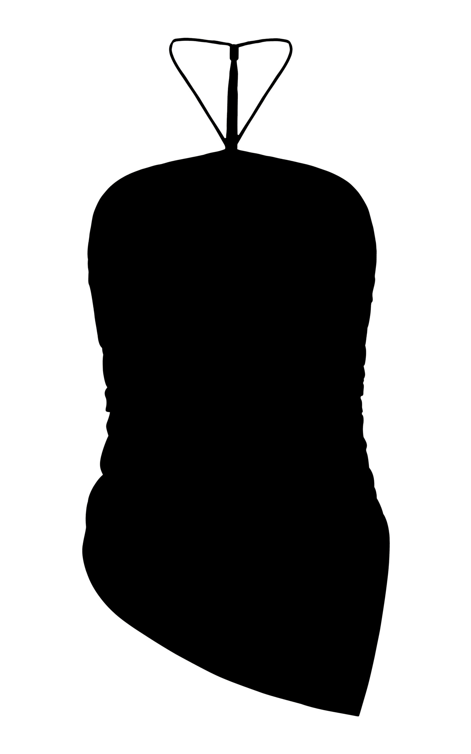 Onia Air Linen Asymmetrical Halter Top