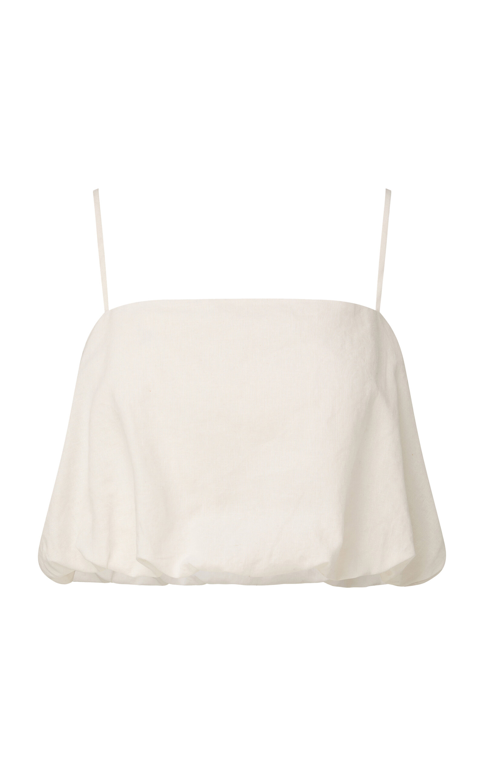 Onia Air Linen Cropped Top