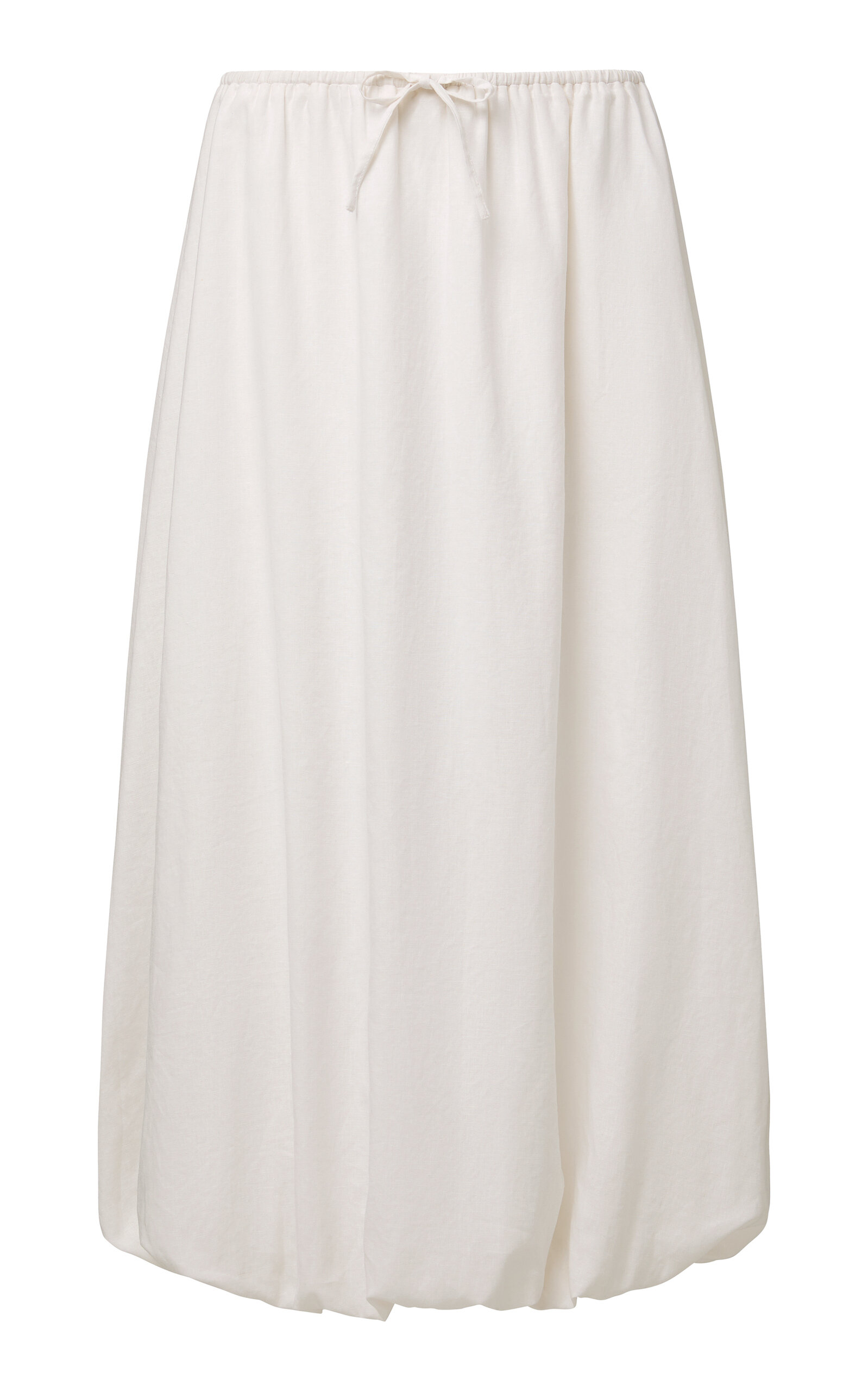 Onia Air Linen Bubble Maxi Skirt