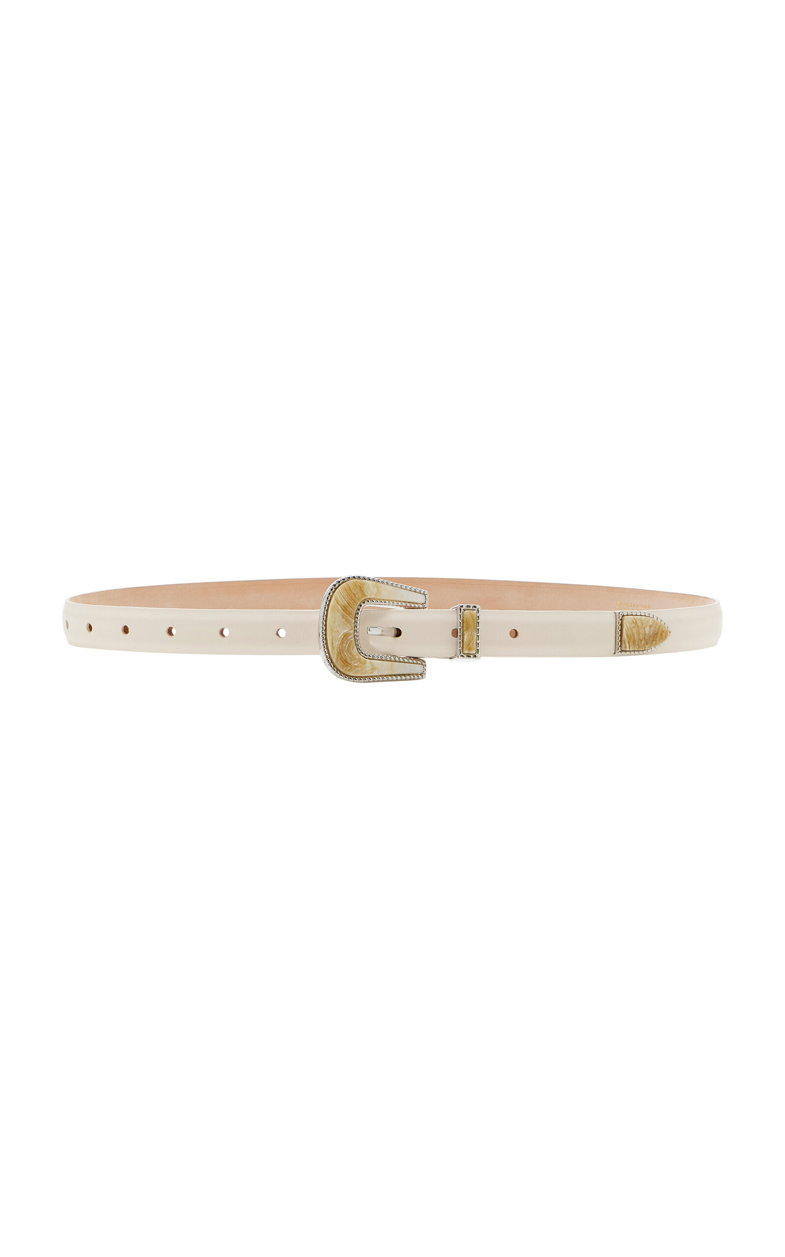 Déhanche Travertine Leather Belt