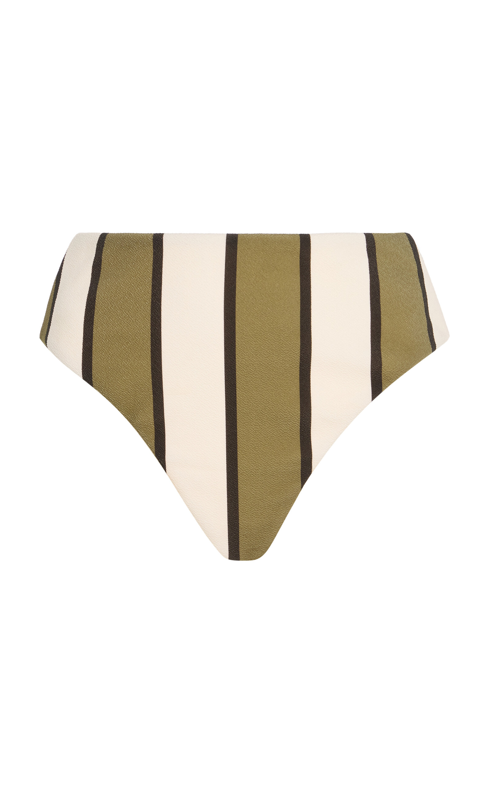 Zulu & Zephyr Striped High-Rise Bikini Brief