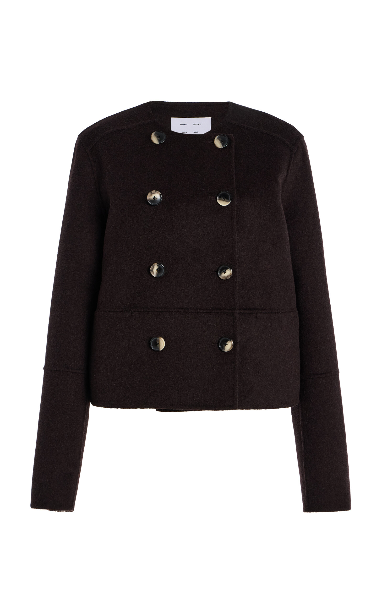 Proenza Schouler White Label Courtney Double-Faced Wool-Cashmere Jacket