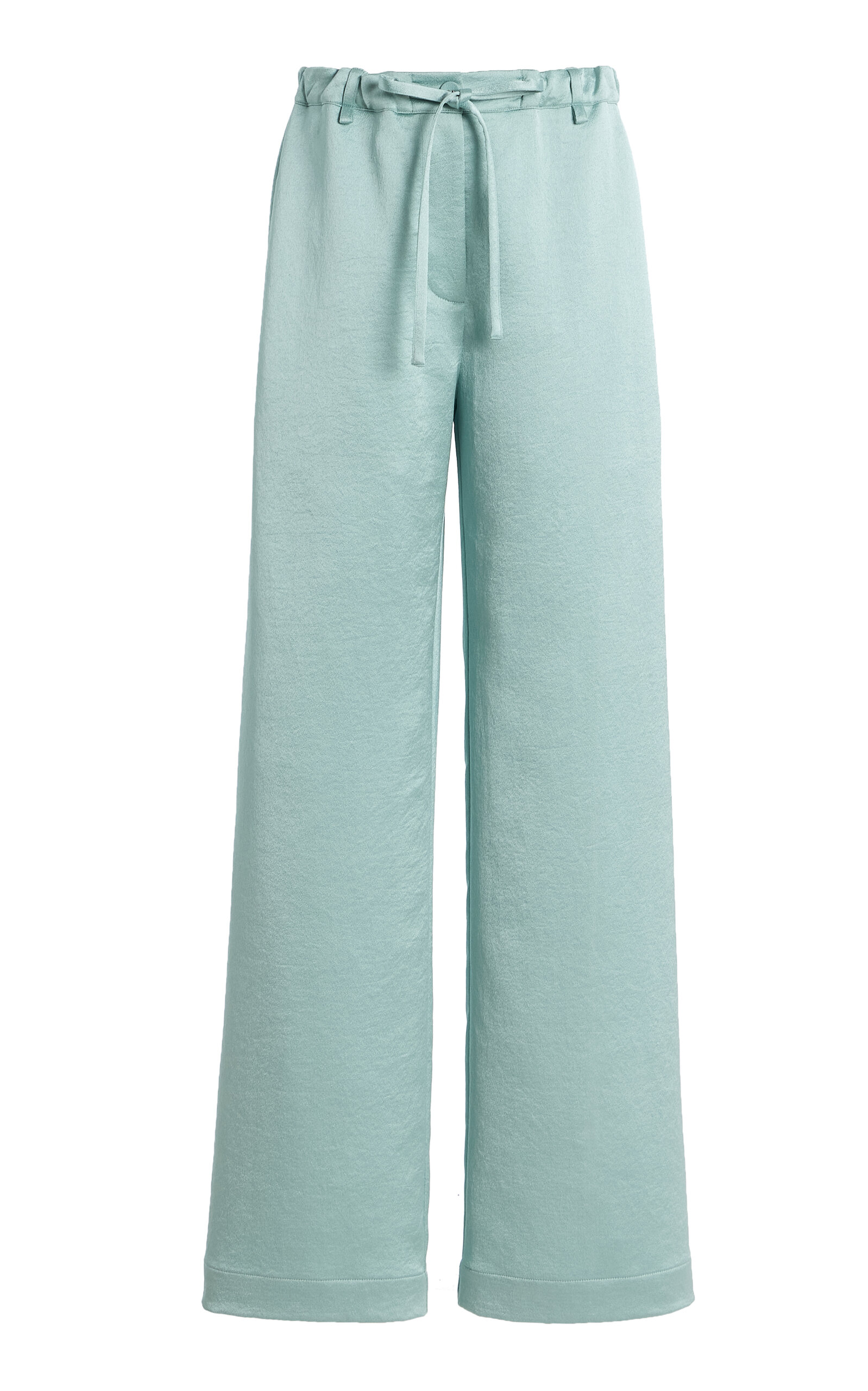 Proenza Schouler White Label Magnus Crinkled Crepe Pants
