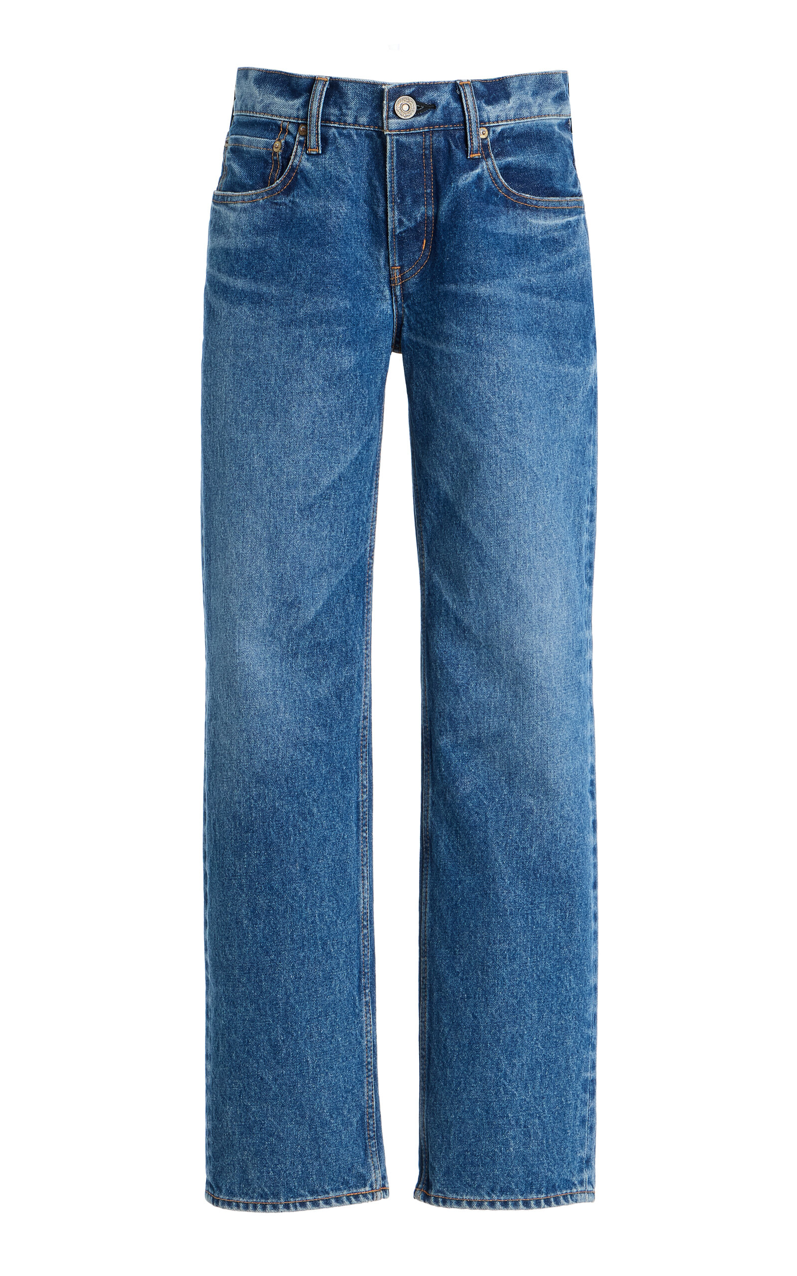 MOUSSY VINTAGE Philadelphia Rigid Low-Rise Straight-Leg Jeans - Men's Clothing