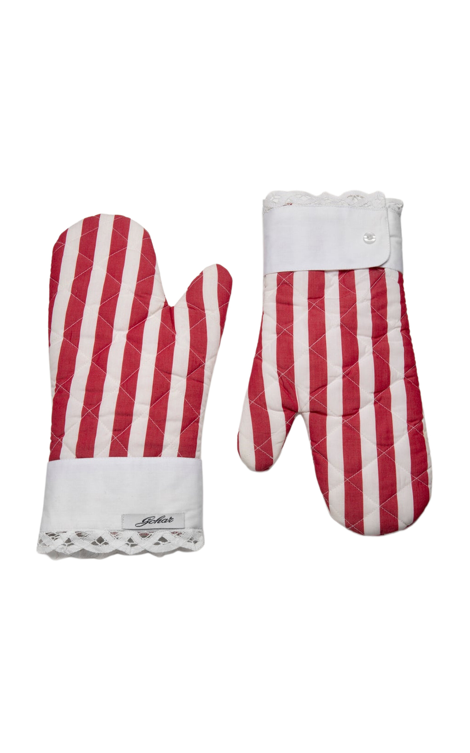 Gohar World Cotton Oven Gloves - Red
