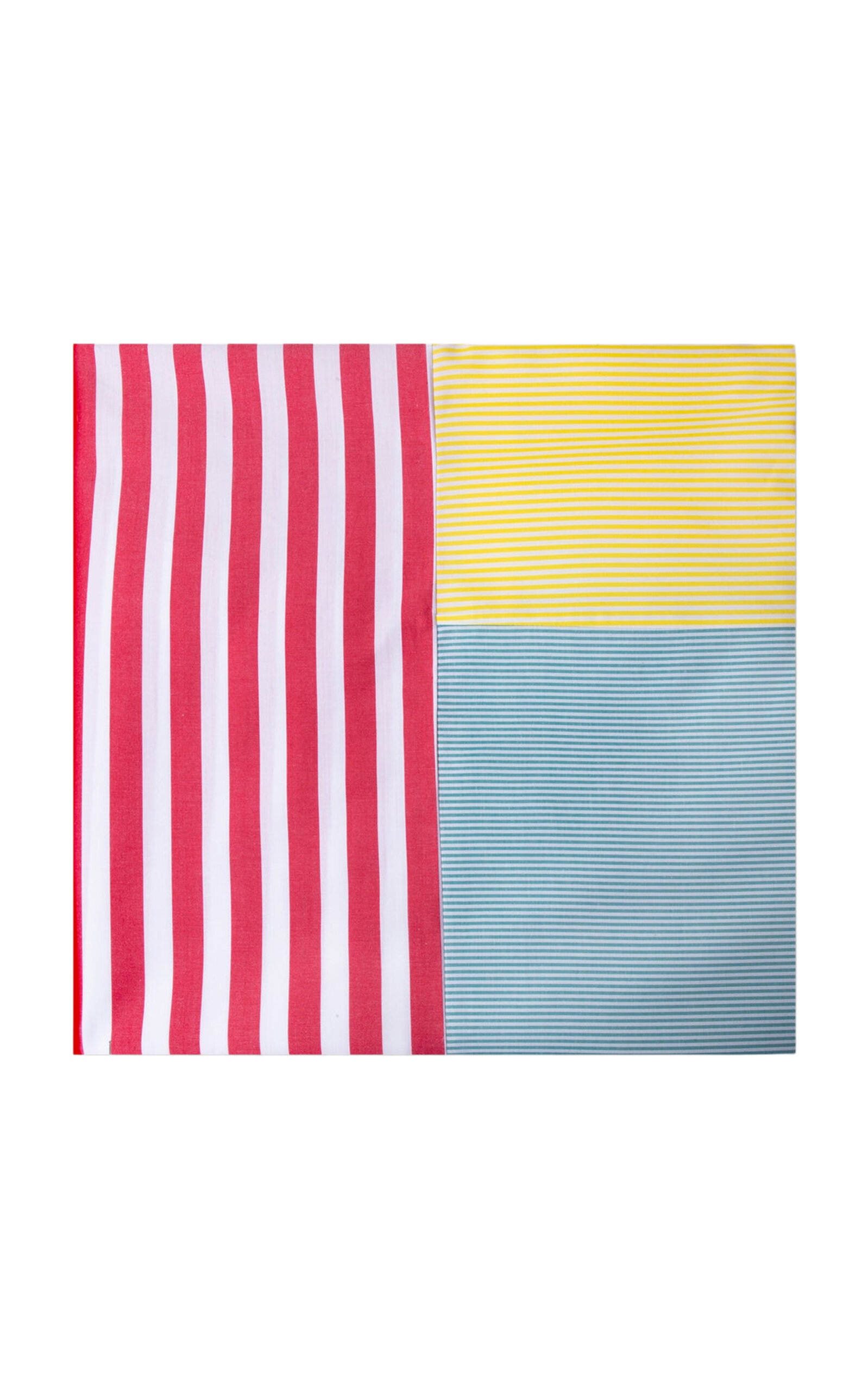 Gohar World Striped Cotton Tablecloth - Multi