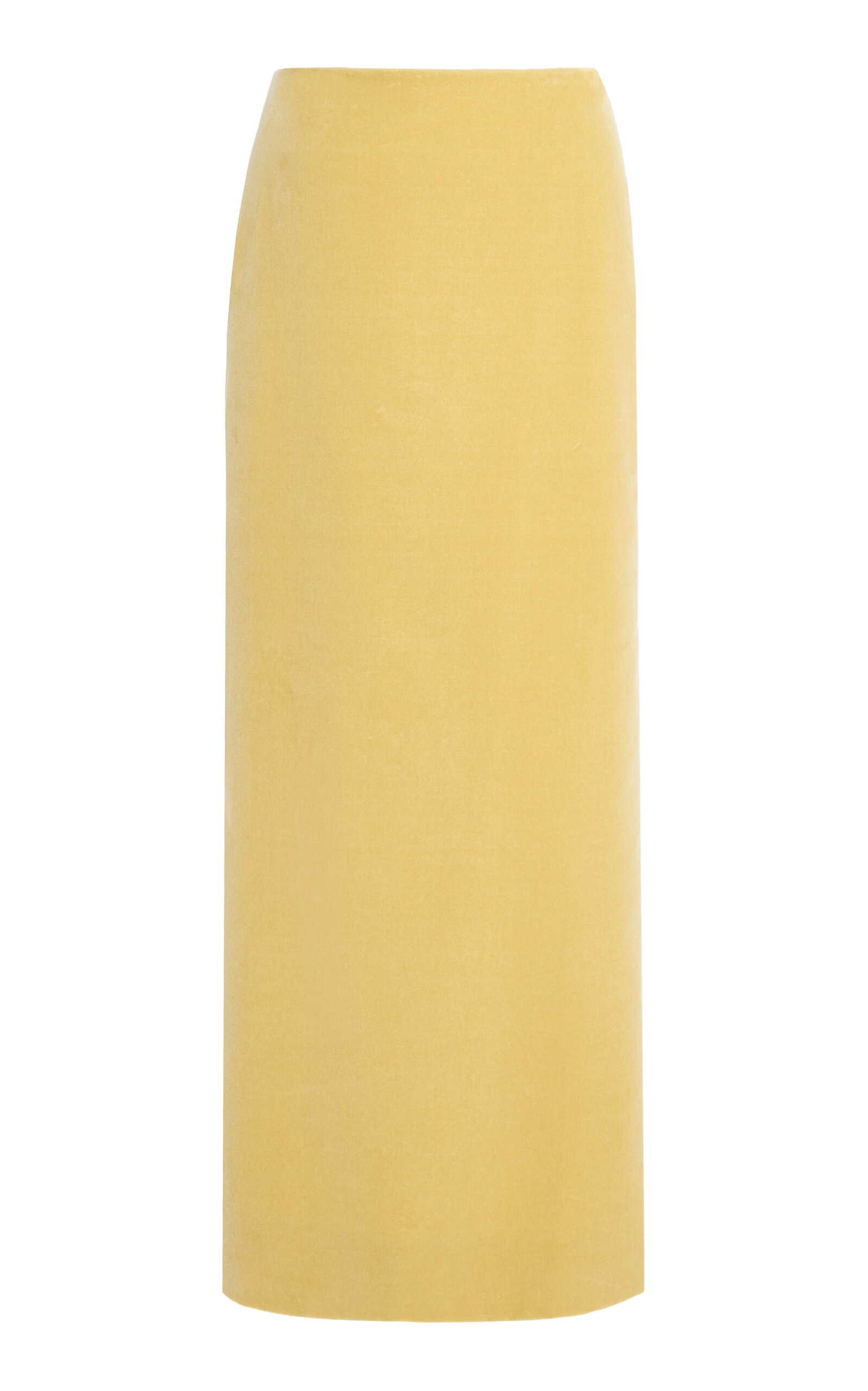 COLLEEN ALLEN Slit-Detailed Cotton-Velvet Skirt