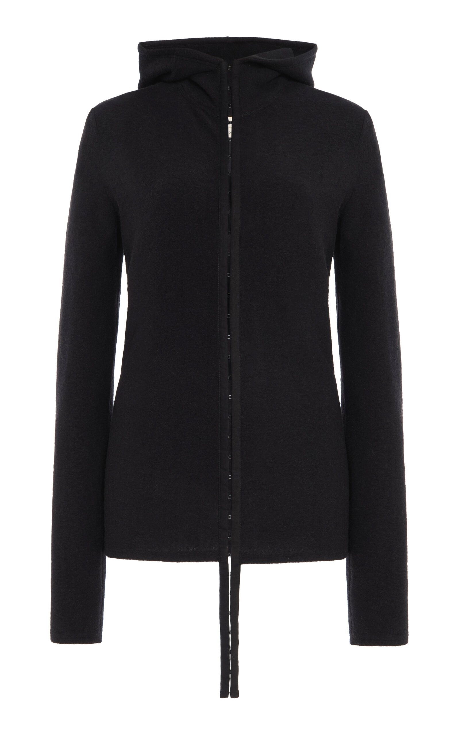 COLLEEN ALLEN Hook And Eye Cotton Hoodie