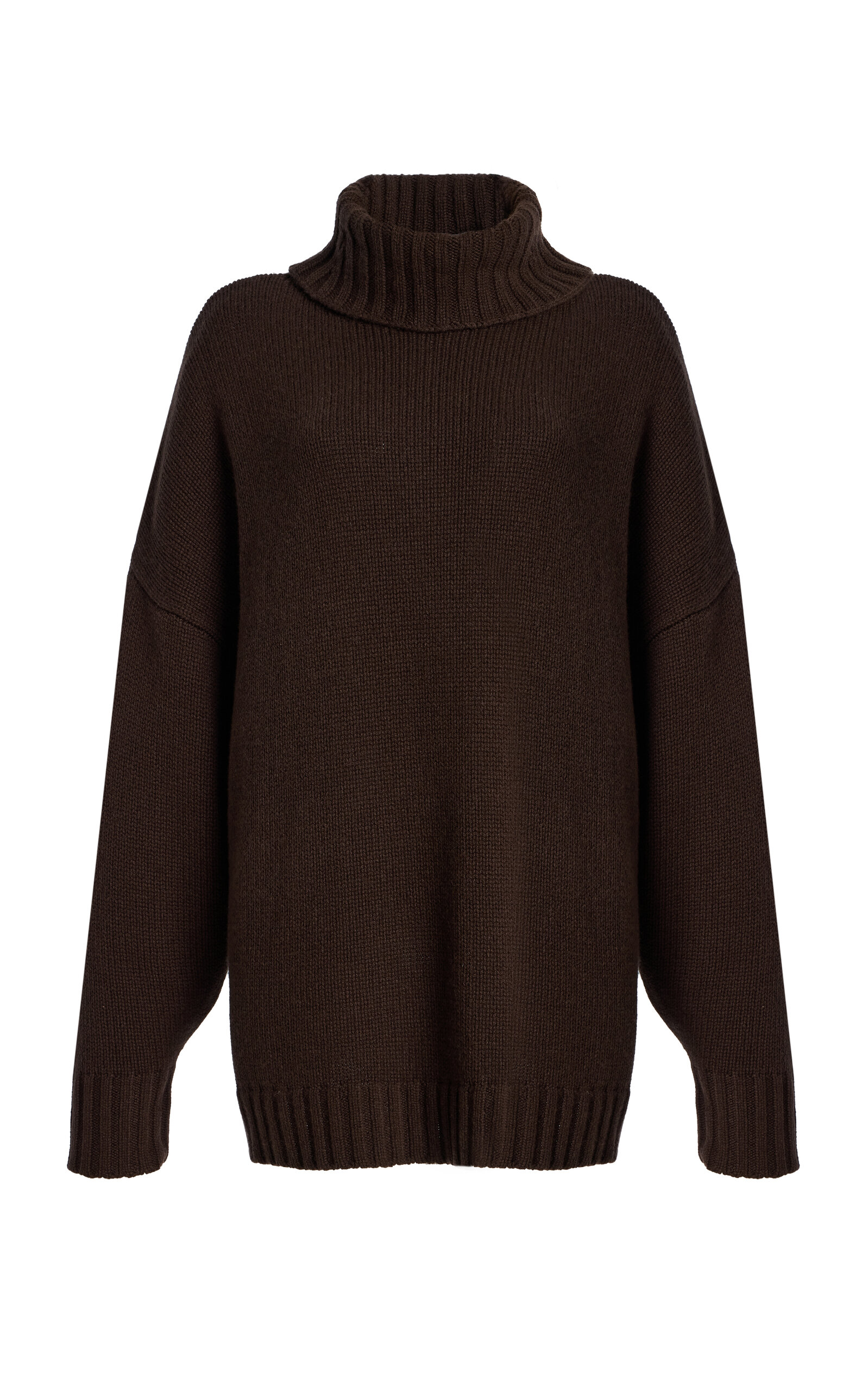 Jenni Kayne Cashmere Porter Turtleneck Chocolate In Brown